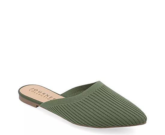 Journee Aniee Womens Mules Green Product Image