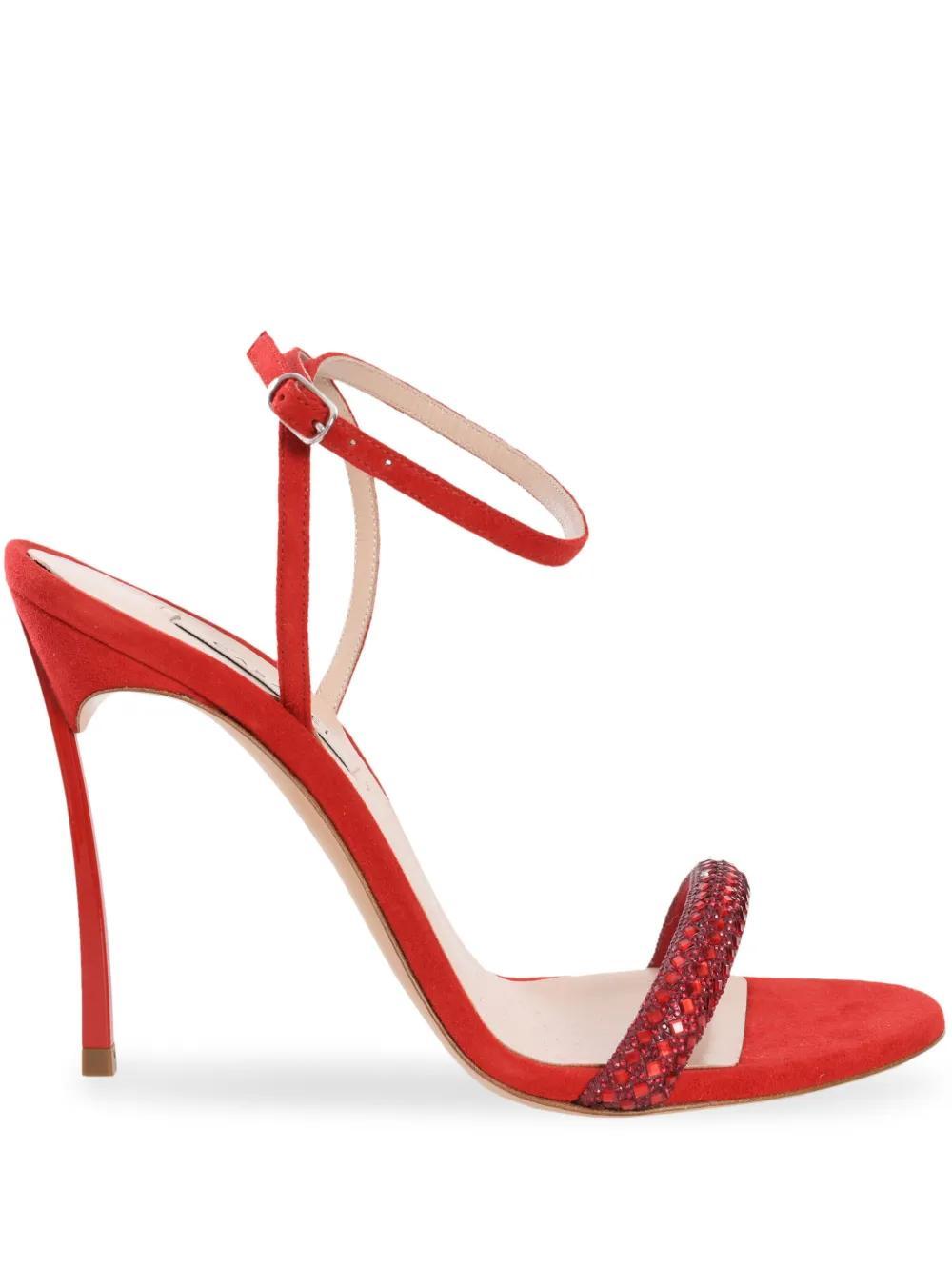 CASADEI 100mm Blade Stratosphere Sandals In Red Product Image