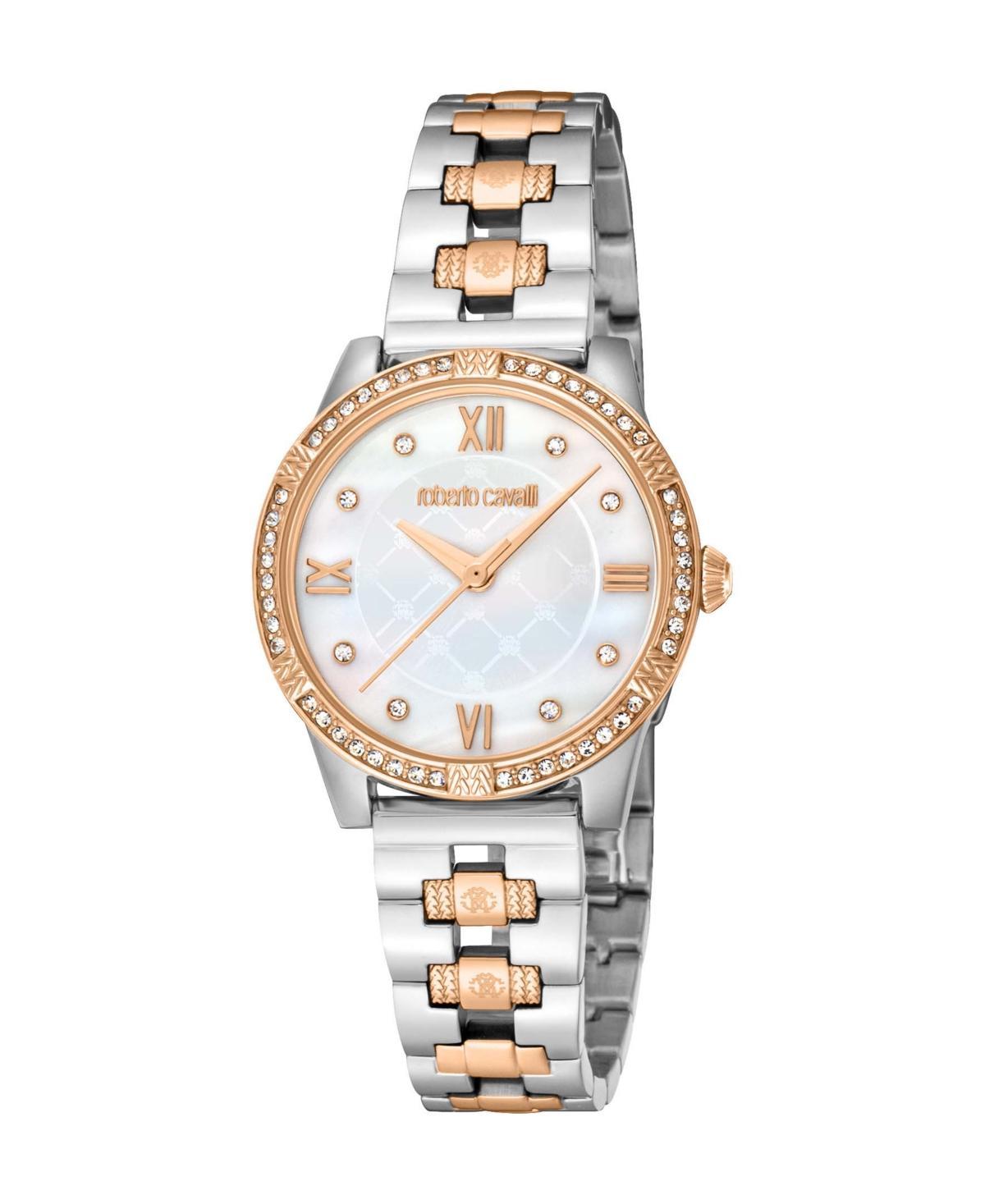 Roberto Cavalli Womens Quartz Two-tone Stainless Steel Watch 30mm Product Image