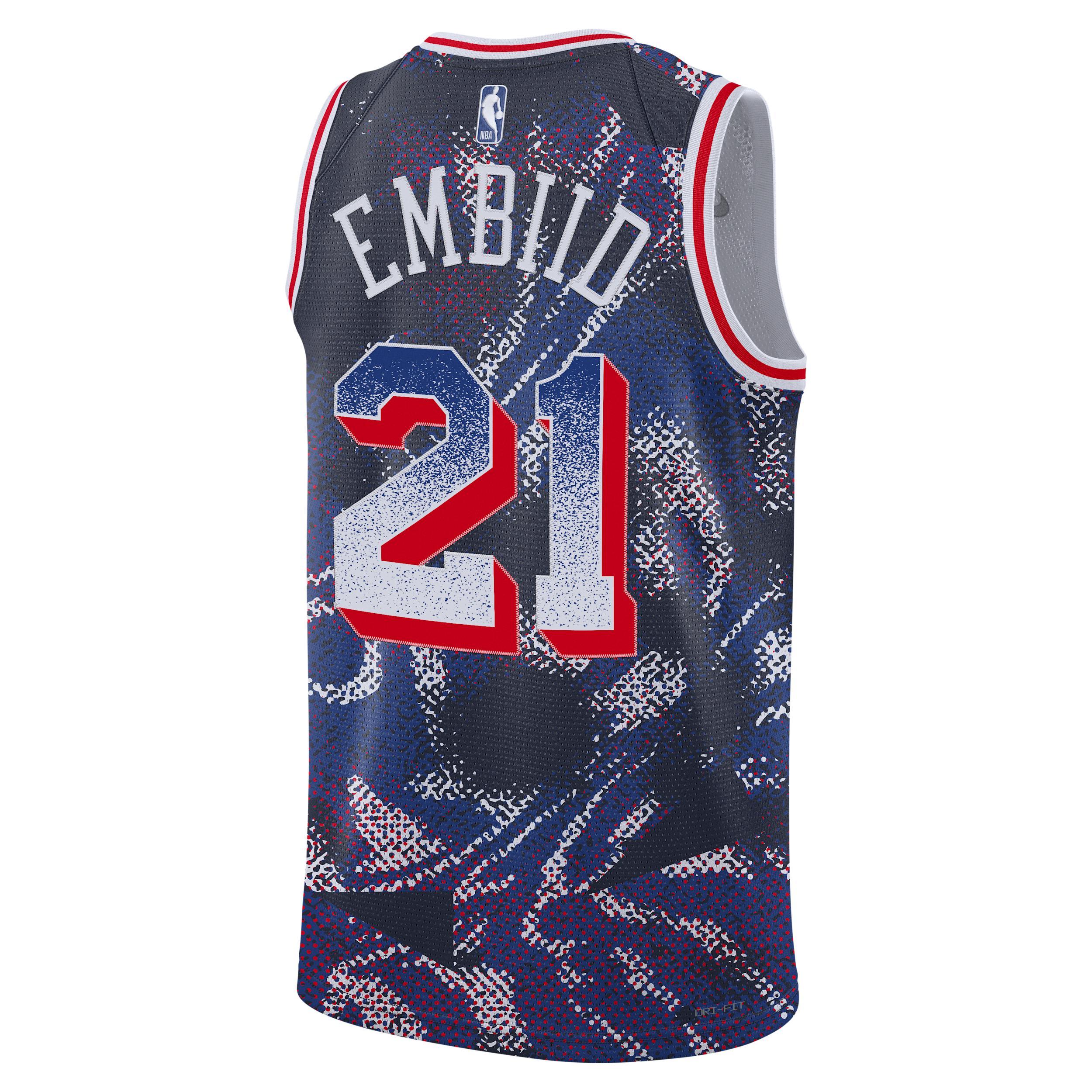 Joel Embiid Philadelphia 76ers 2025/26 Select Series Nike Mens Dri-FIT NBA Swingman Jersey | HJ4064-495 Product Image