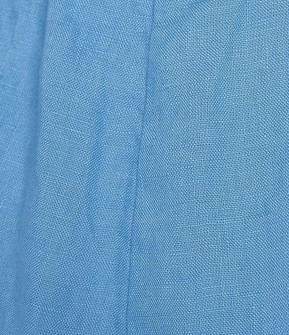 Eileen Fisher Petite Organic Linen Elastic Waist Pleated Lantern Ankle Pants Product Image