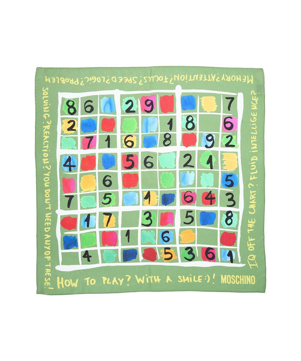 Silk scarf with print Product Image