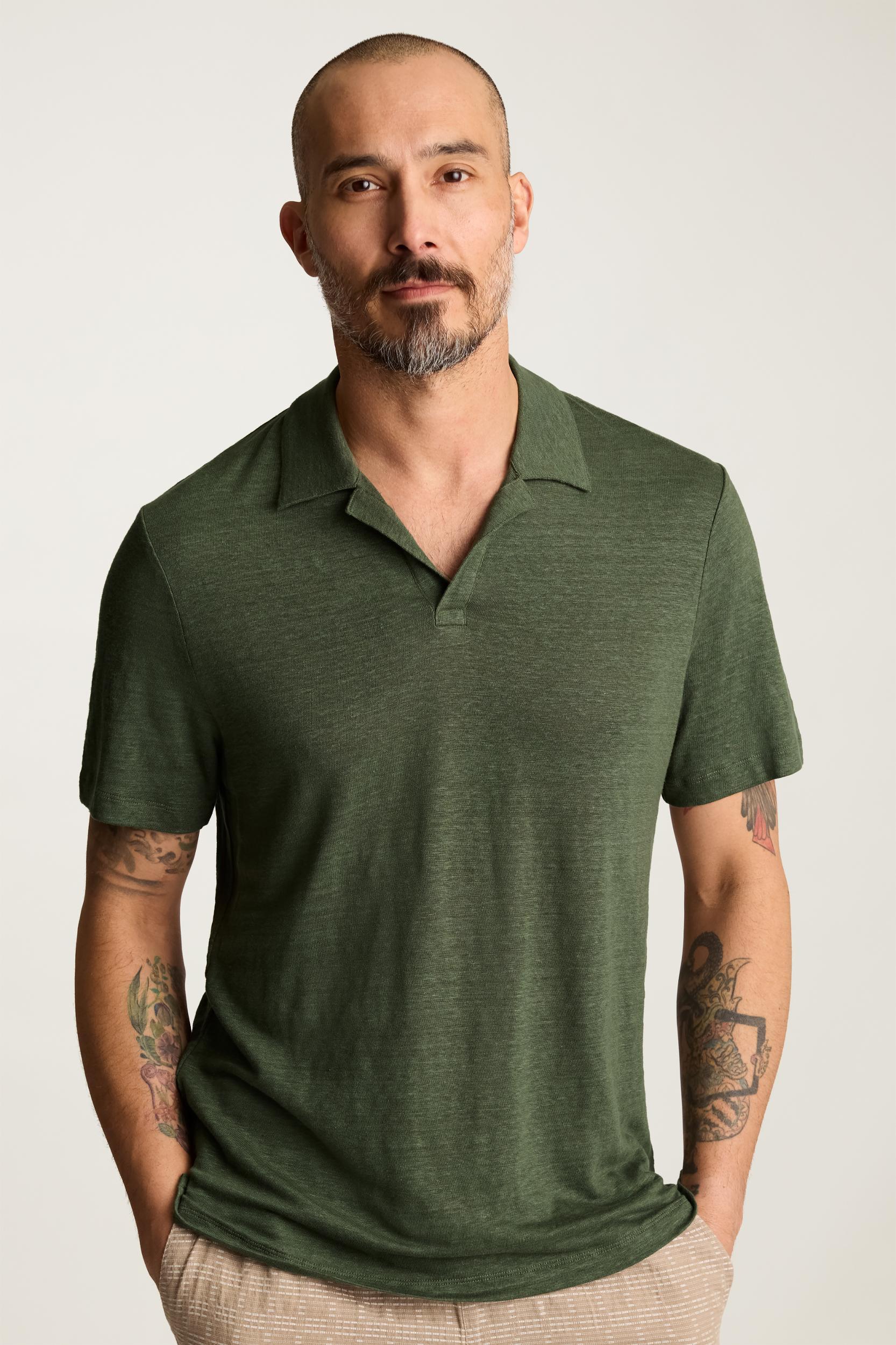 Linen Polo Product Image