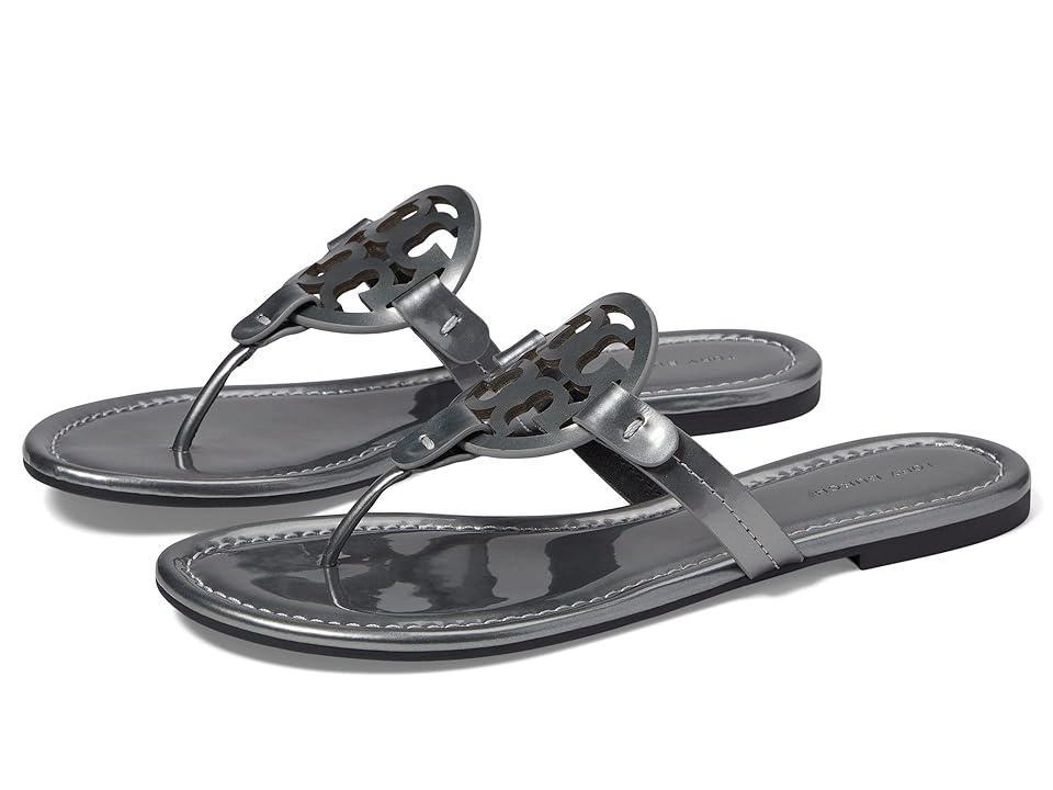 Womens Miller Metallic Leather Thong Sandals Product Image