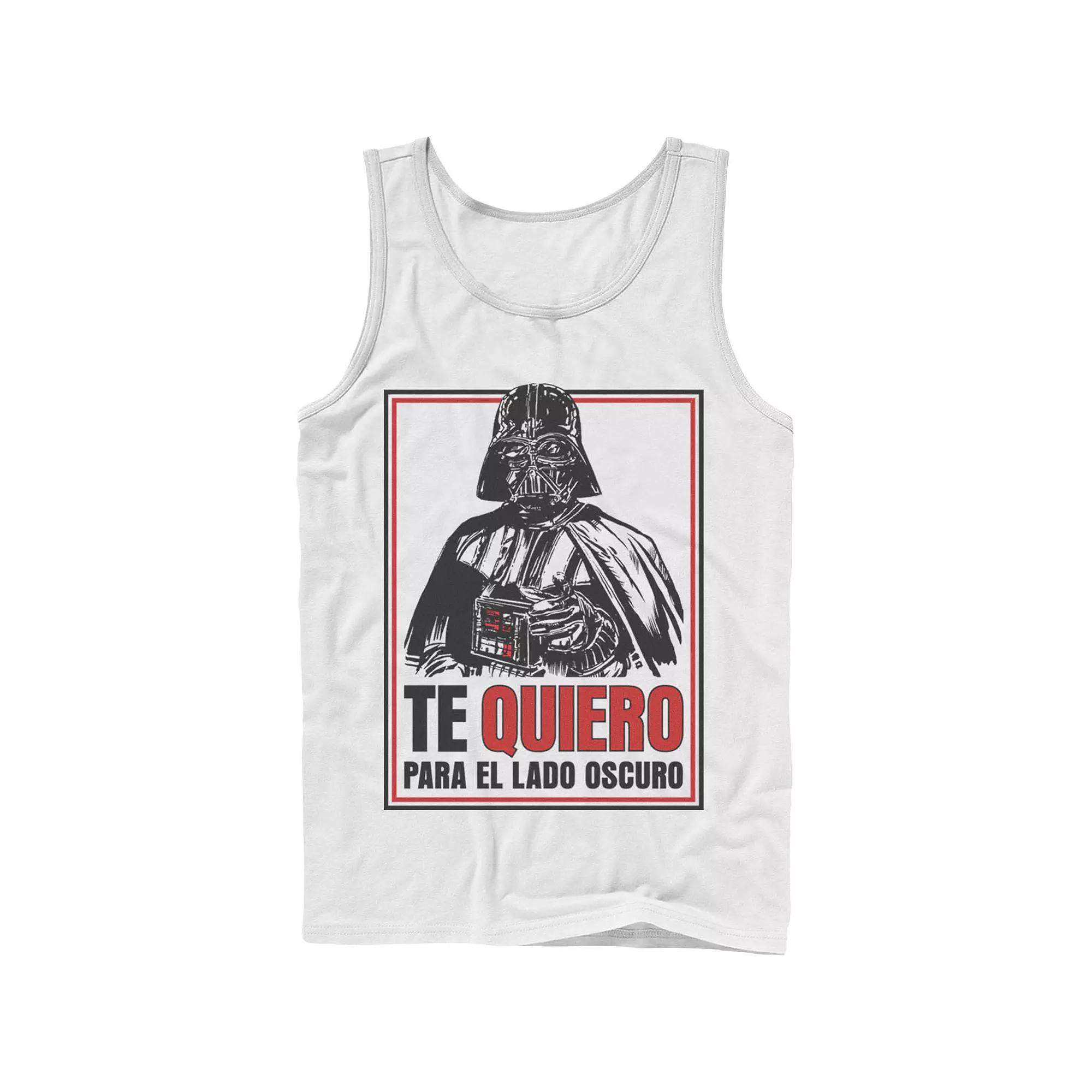 Men's Star Wars Te Quiero Para El Lado Oscuro Tank Top,  Product Image