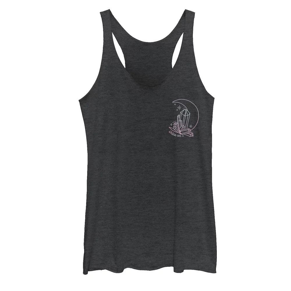 Juniors' Night Moon Flower Galactic Tank Top, Girl's,  Product Image