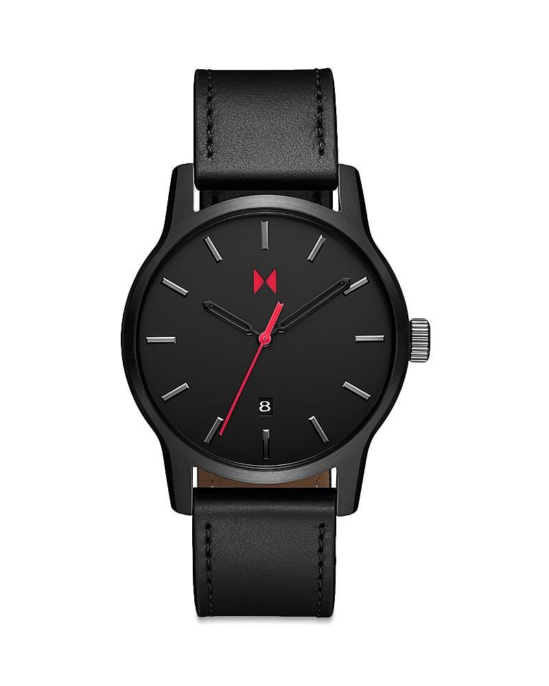 MVMT Mens Classic II Analog Black Leather Strap Watch Product Image