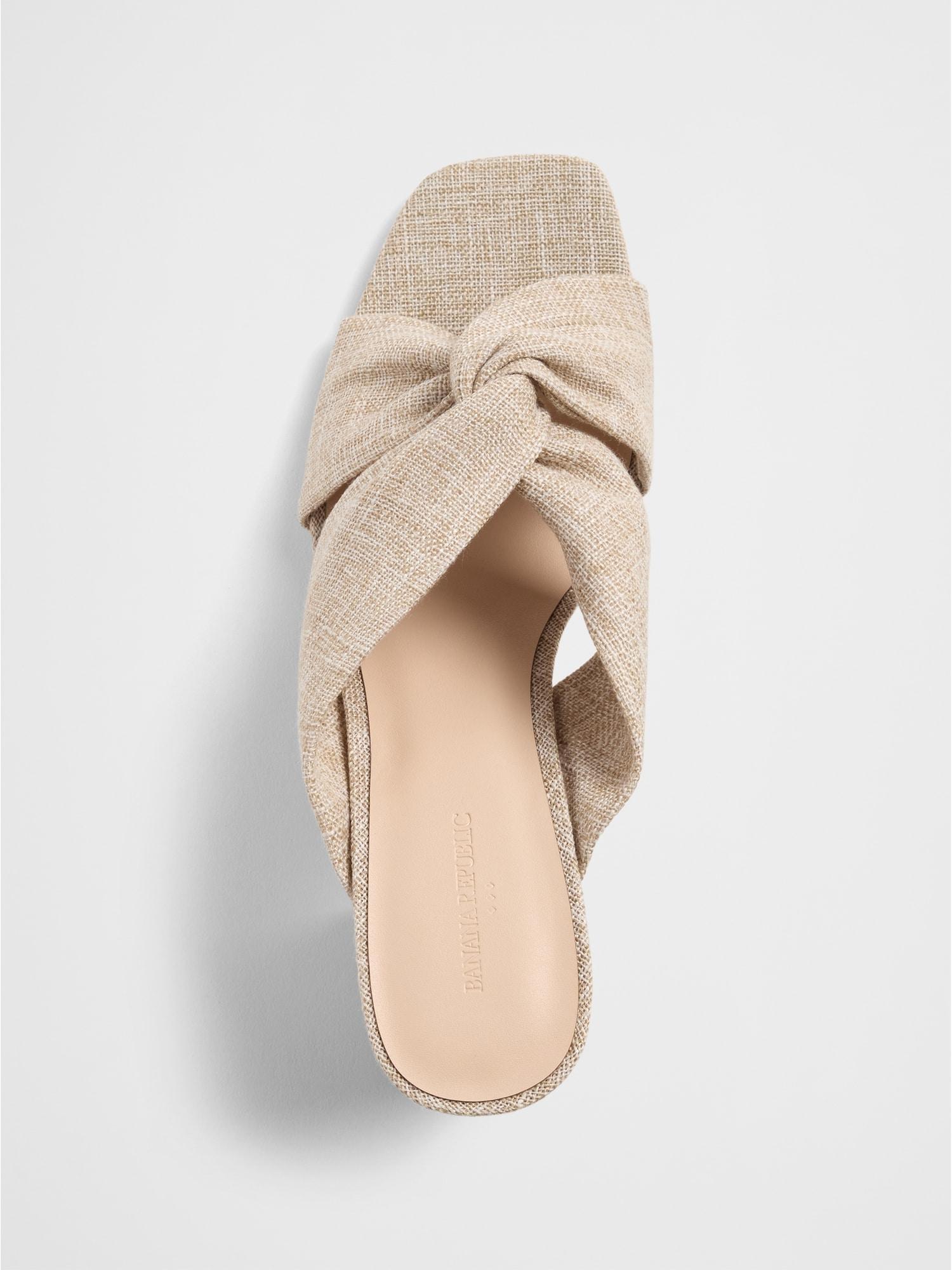 Crossover Heeled Sandal Product Image