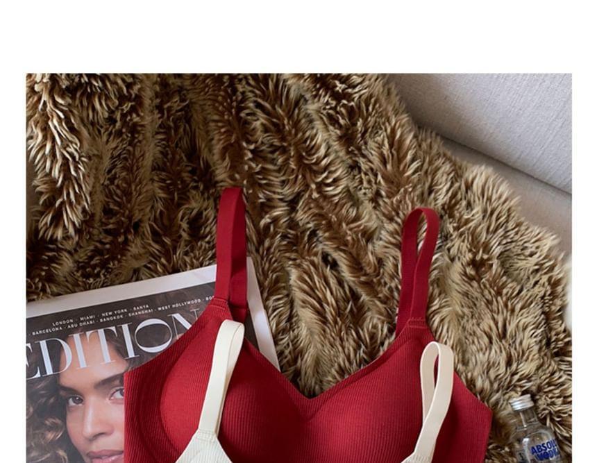 Plain Seamless Wireless Bra Product Image