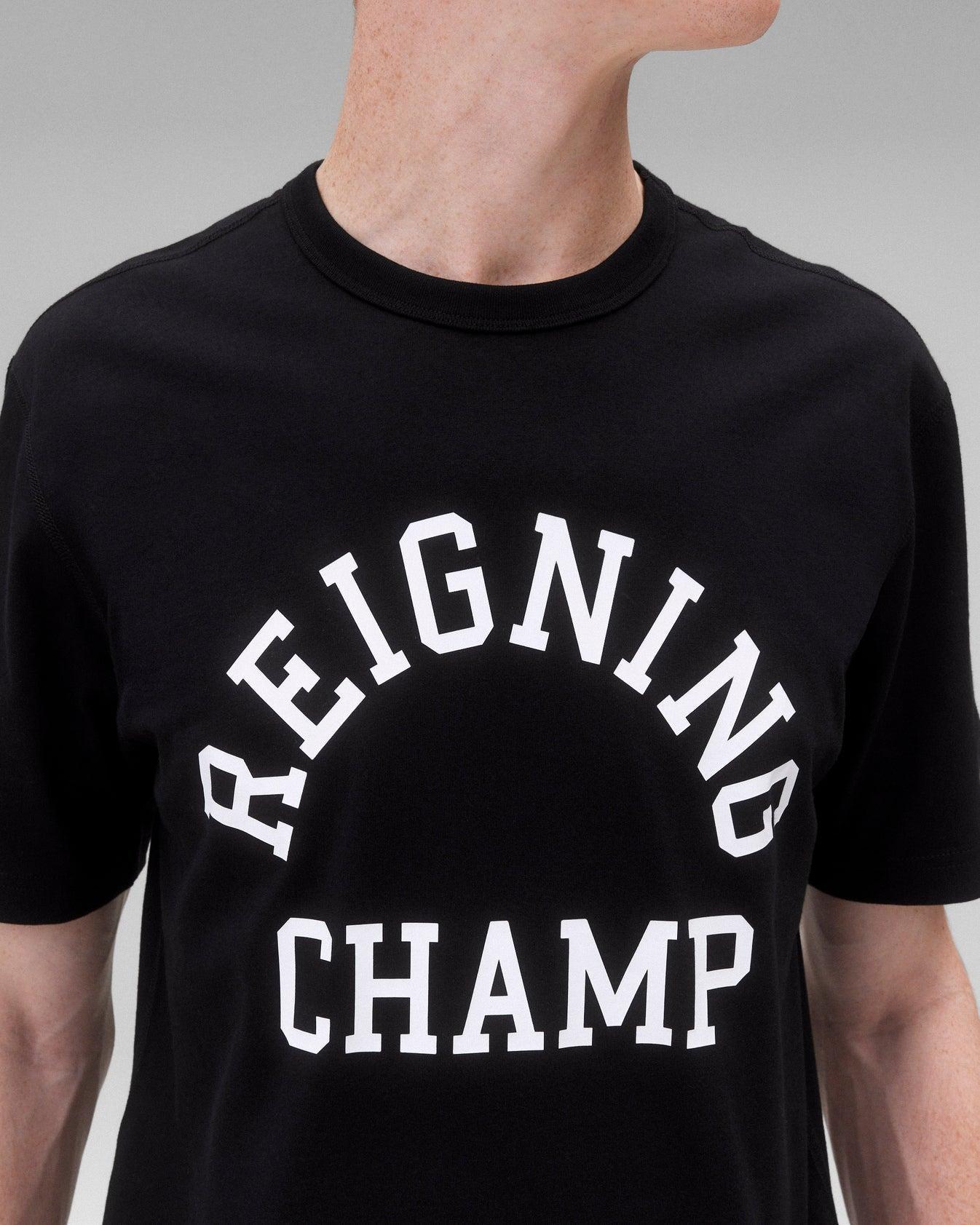 Reigning Champ Lightweight Jersey Arch Logo Standard T-Shirt Product Image