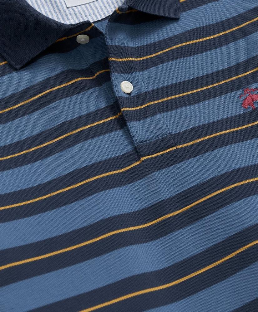 Golden Fleece® Variegated Stripe Supima® Polo Shirt Product Image