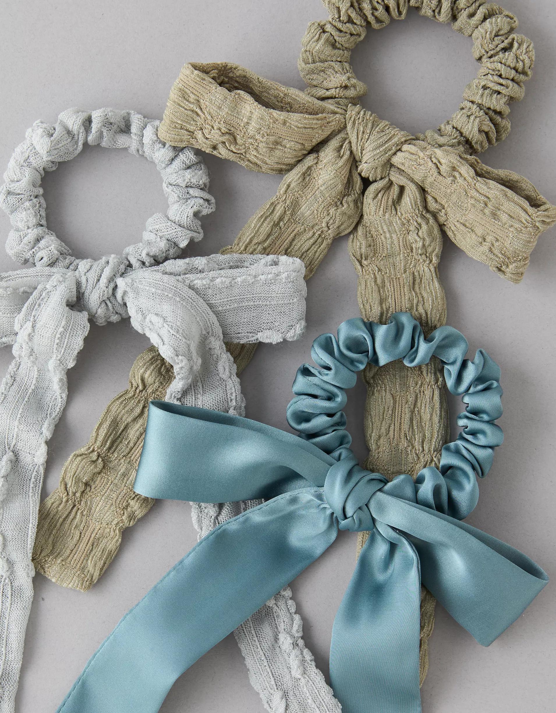 AE Bow Scrunchie 3-Pack Product Image