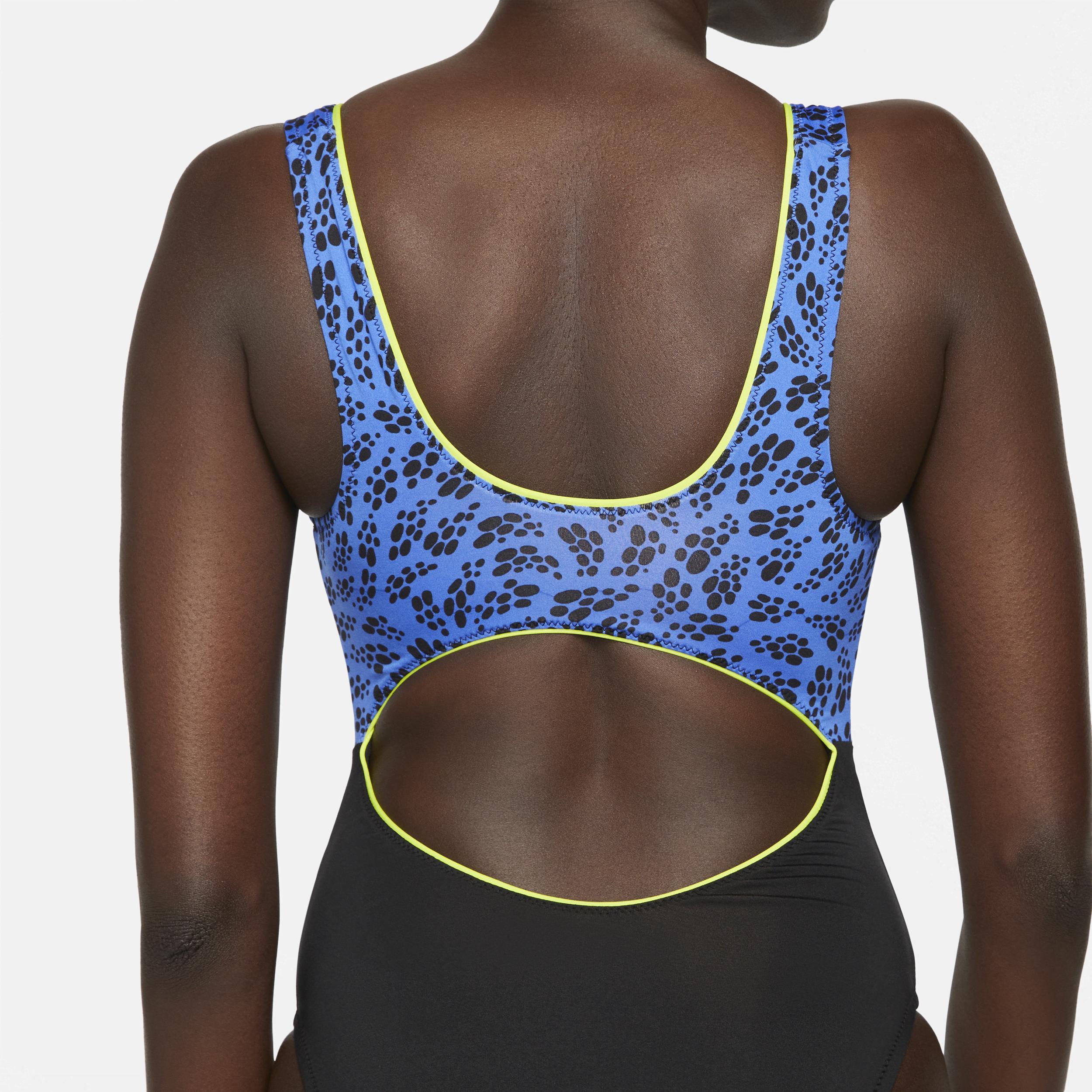 Nike Women's Party Dots Cutout One-Piece Swimsuit Product Image