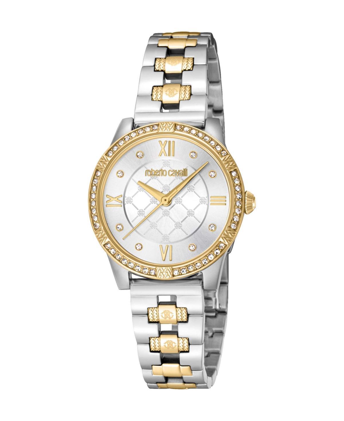 Roberto Cavalli Womens Quartz Two-tone Stainless Steel Watch 30mm Product Image