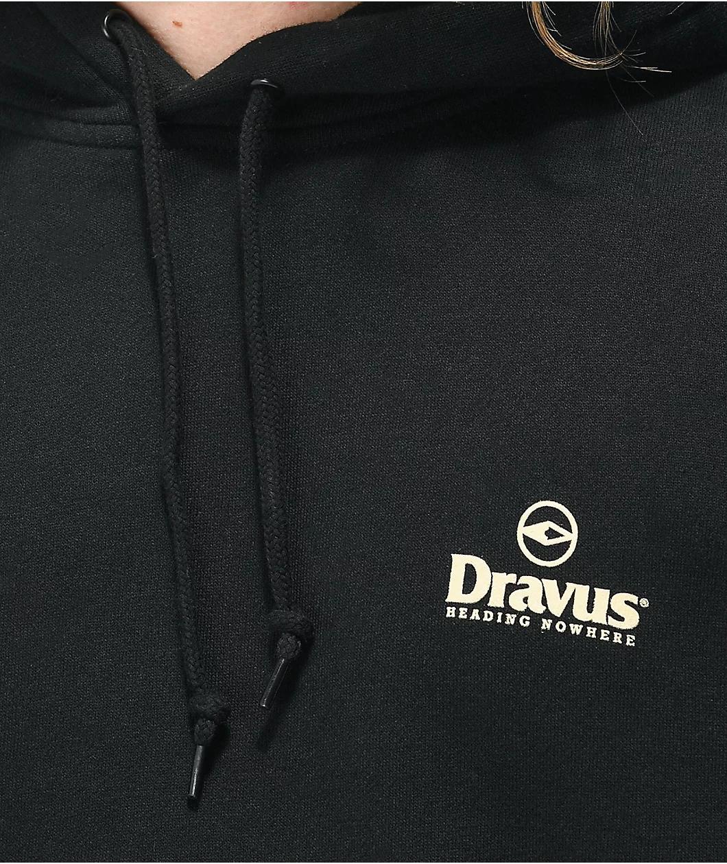 Dravus Many Moons Black Hoodie Product Image