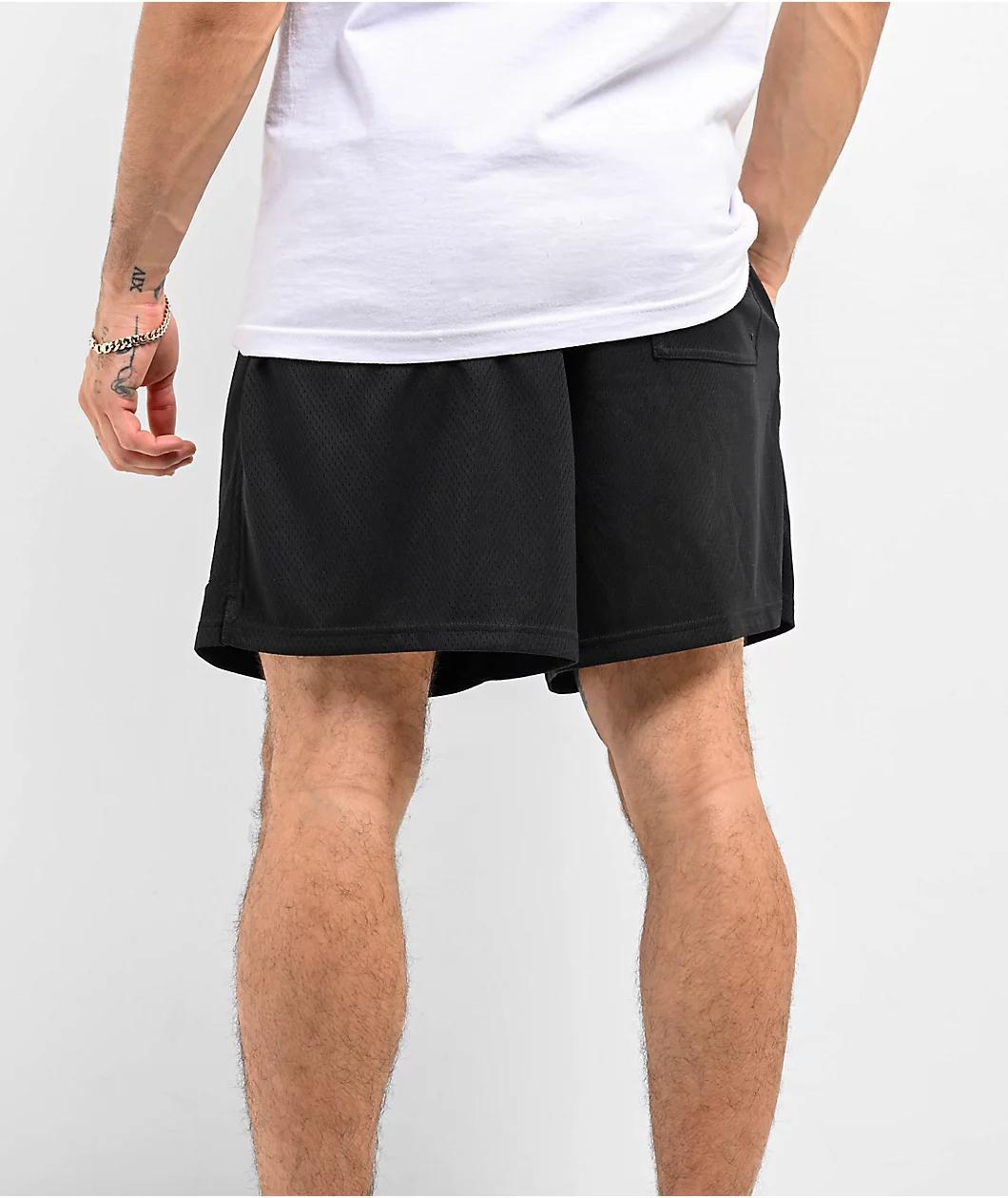 Nike Mesh Flow Black Shorts Product Image