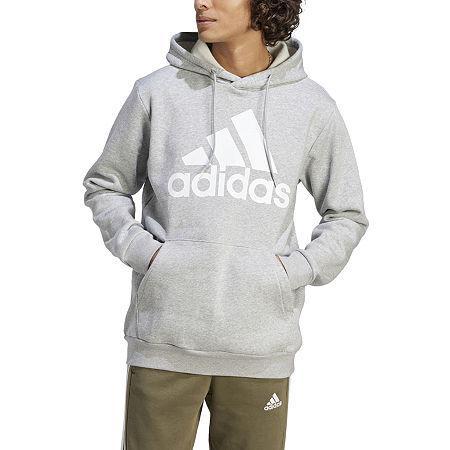 Mens adidas Essential Big Logo Fleece Hoodie Product Image