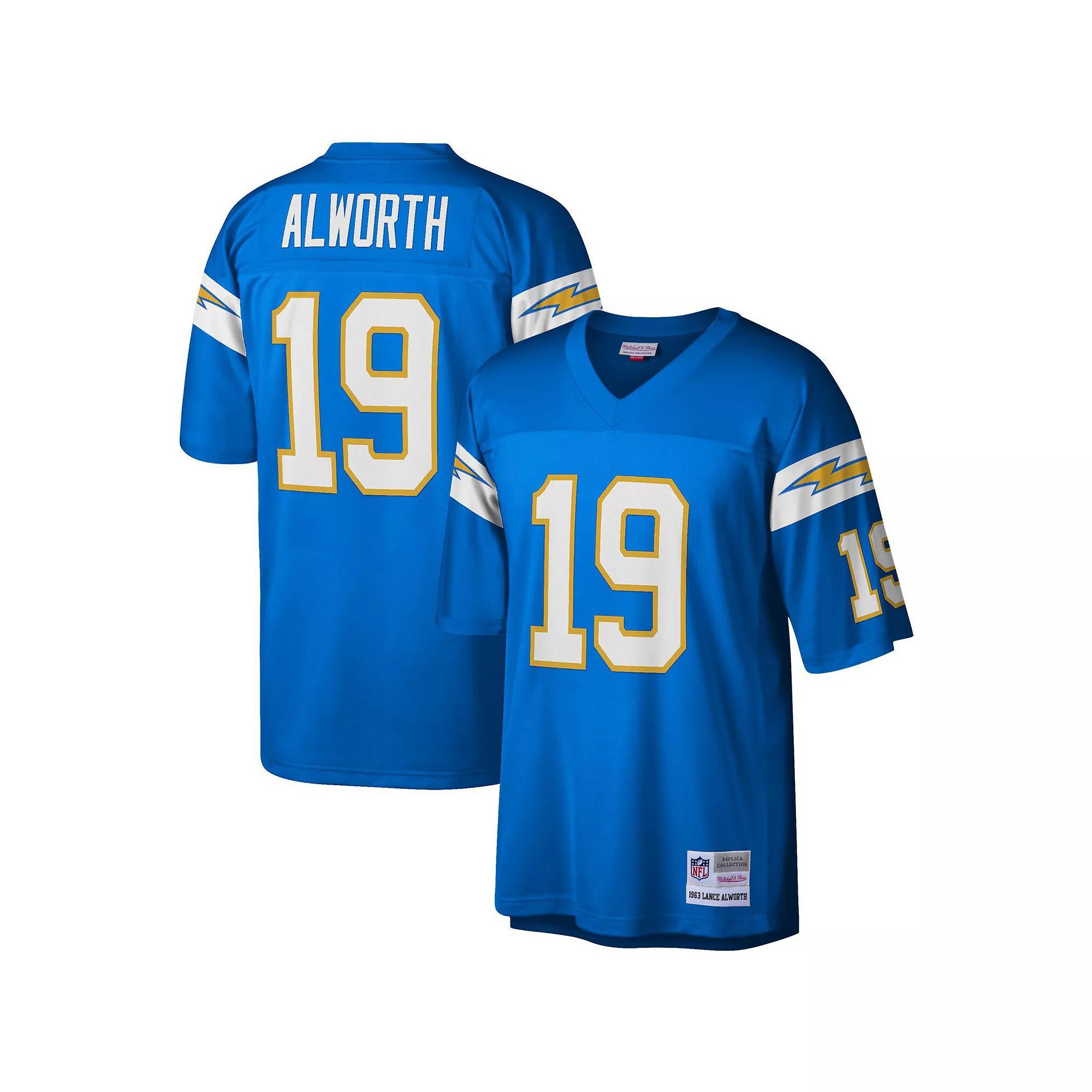 Men's Mitchell & Ness Lance Alworth Powder Blue Los Angeles Chargers Legacy Replica Jersey,  Product Image
