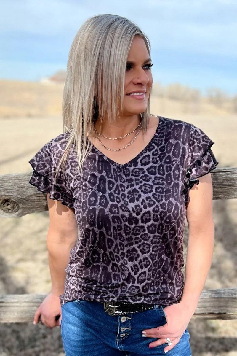 The Night Leopard Top Product Image