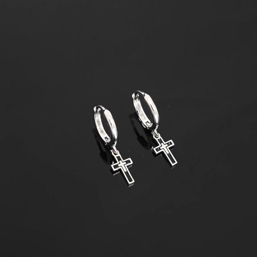 Cross Alloy Drop Earring Product Image