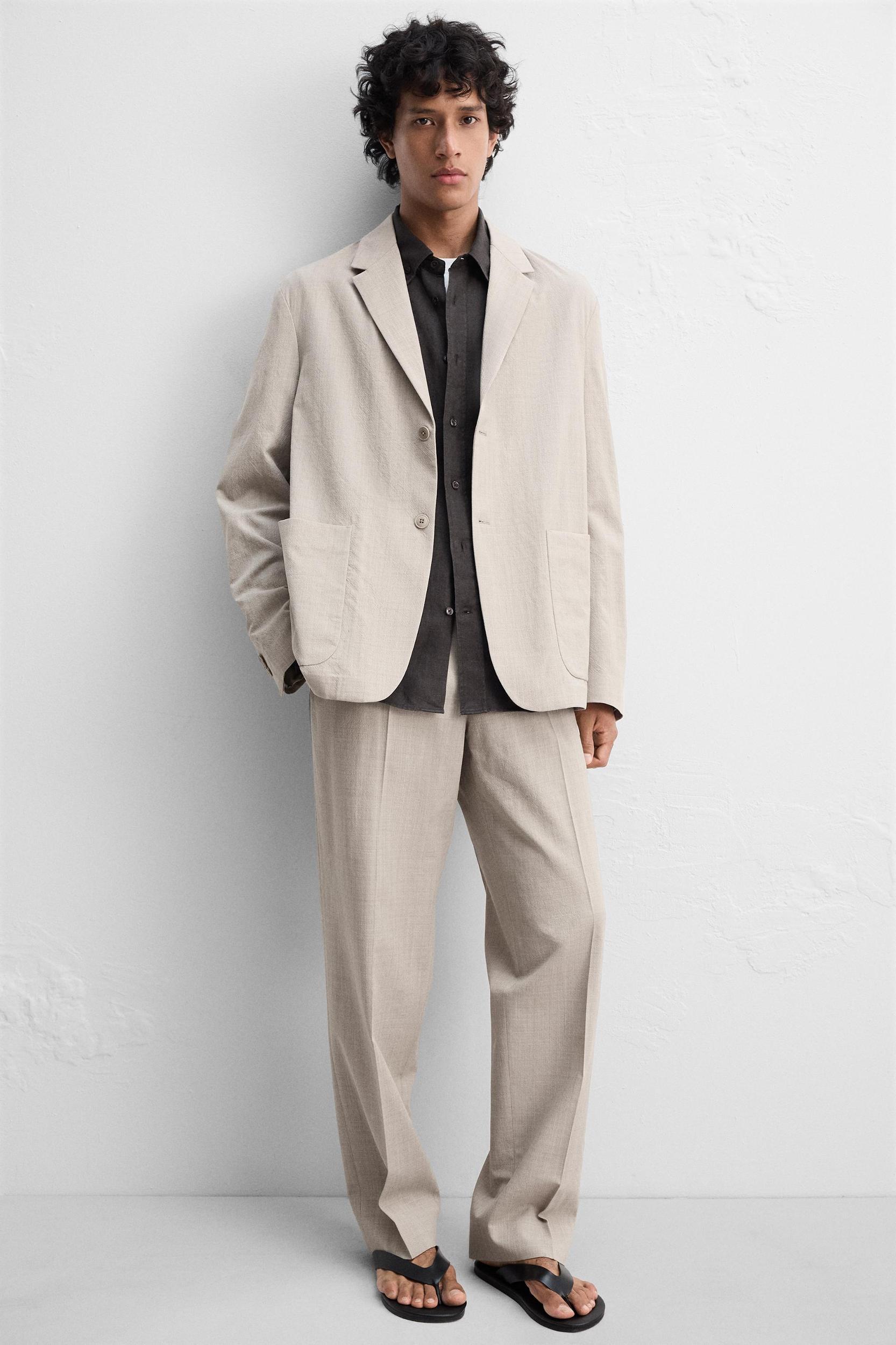100% WOOL SUIT PANTS Product Image
