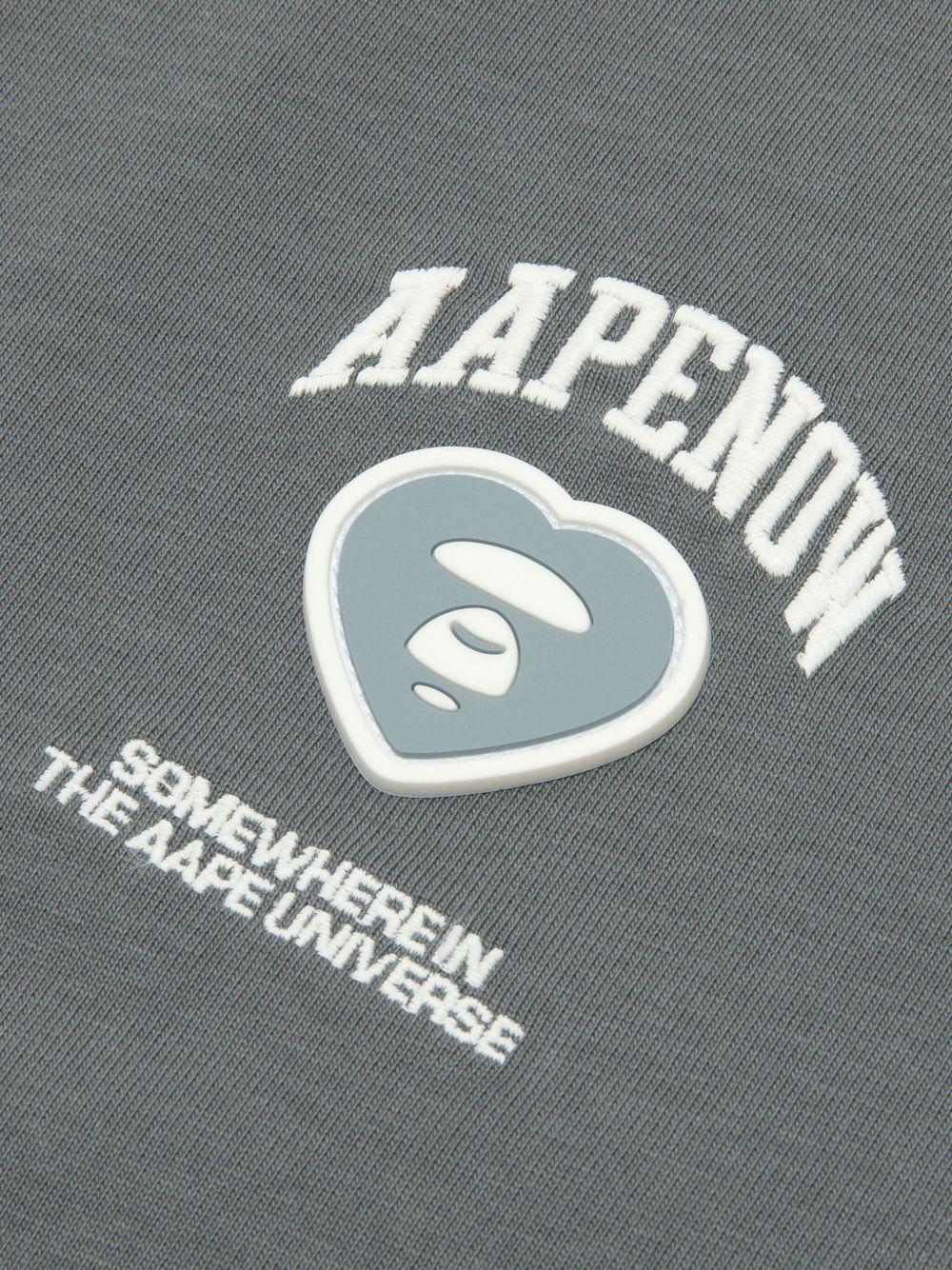 logo appliqué cotton t-shirt  Product Image