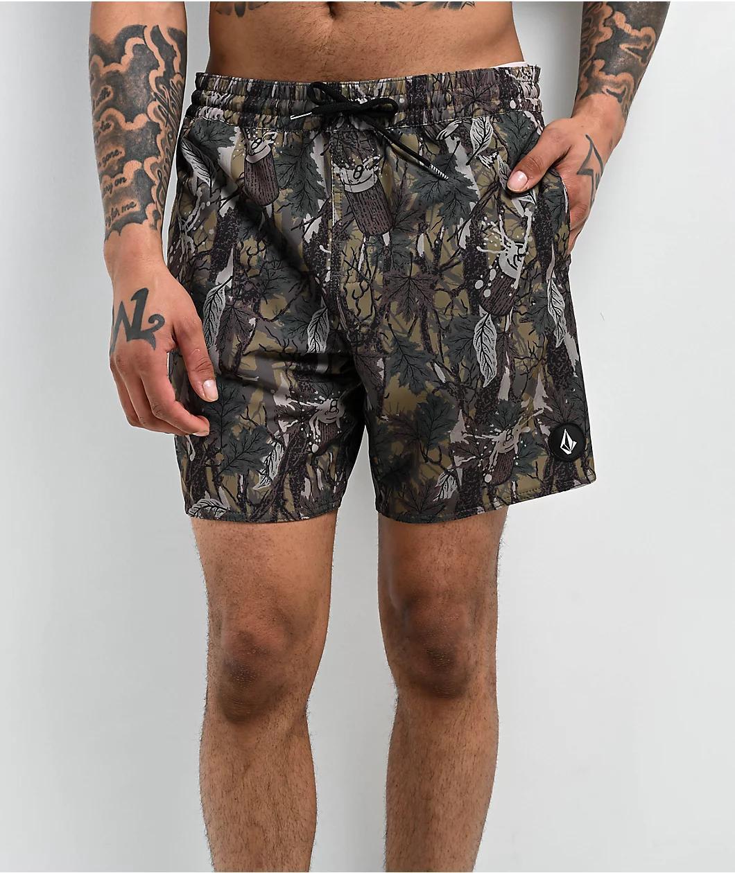 Volcom Sanctorium Camo Board Shorts Product Image