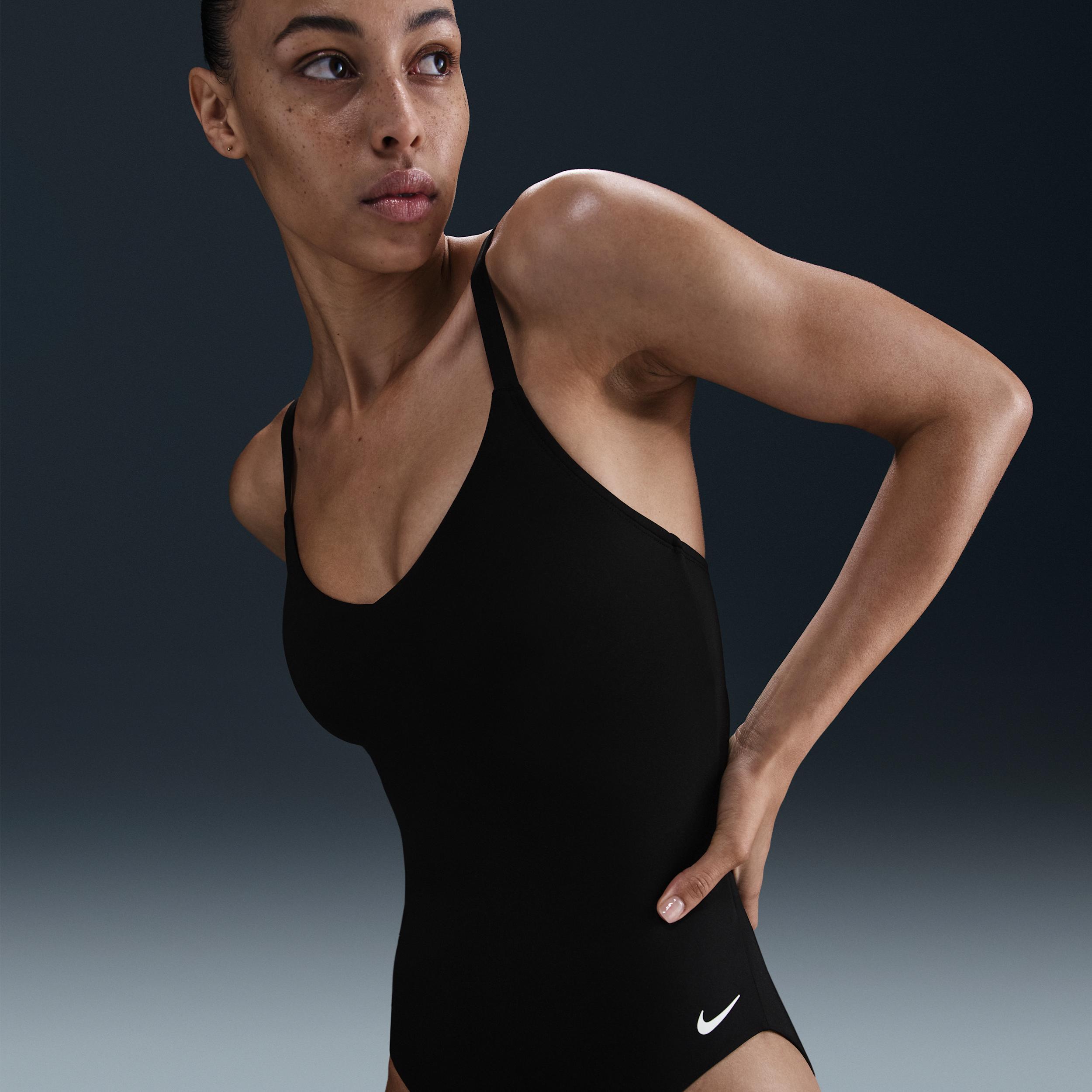 Nike Women's Swim Essential V-Neck One-Piece Product Image