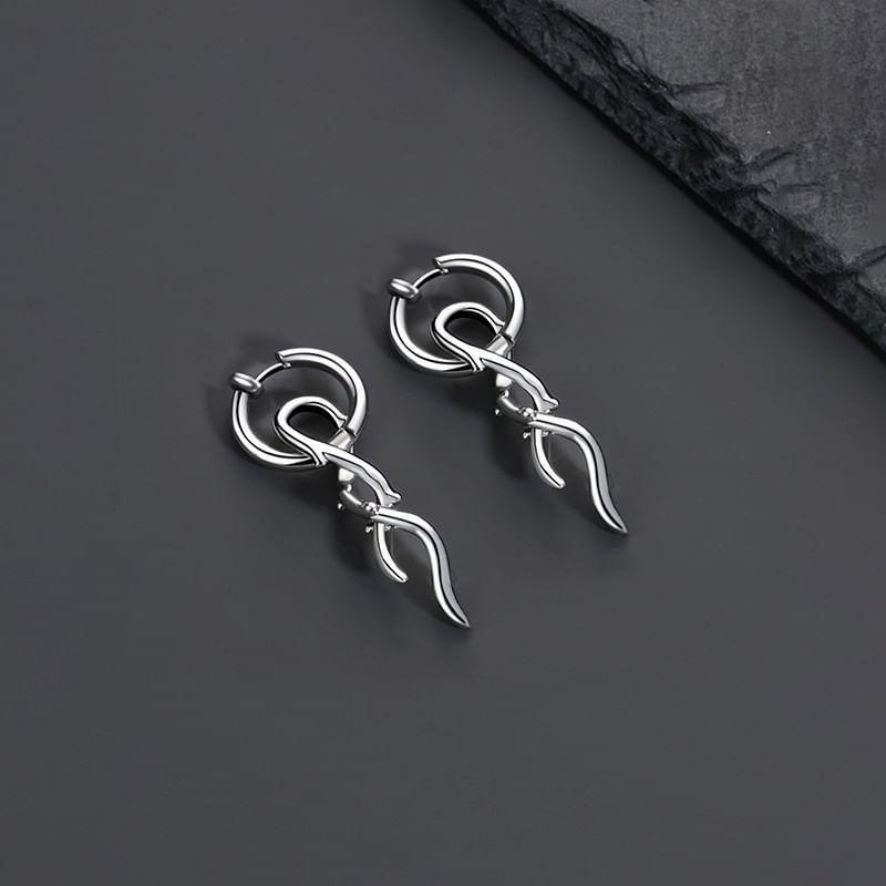 Thorn Hoop Drop Earring Product Image