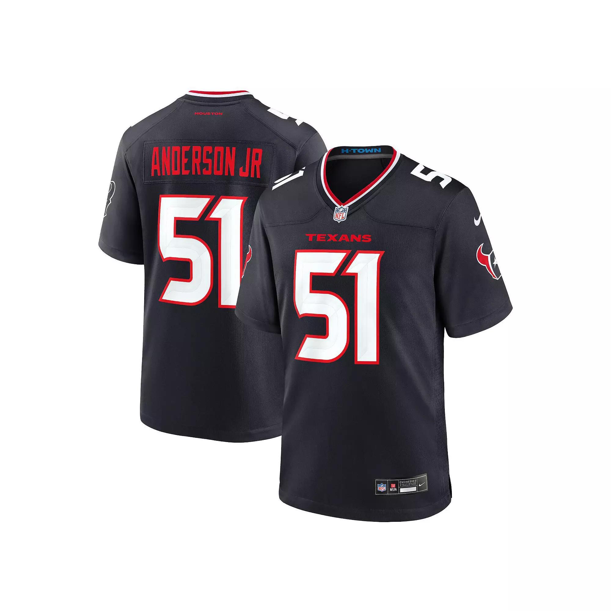 Men's Nike Will Anderson Jr. Navy Houston Texans Game Jersey,  Product Image