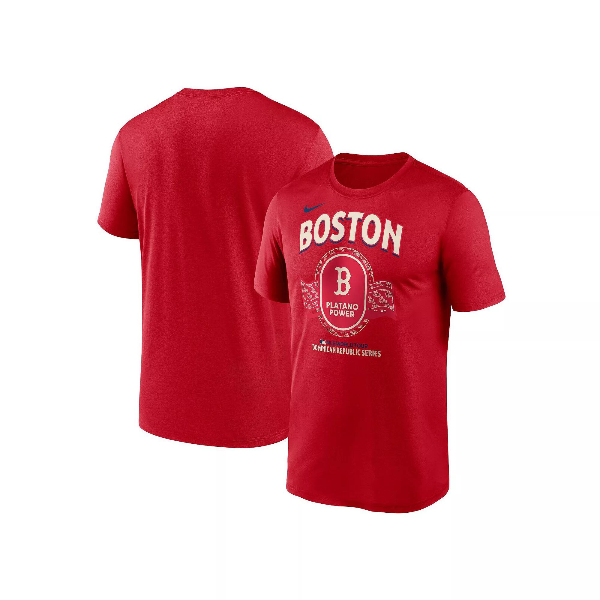 Men's Nike Red Boston Red Sox Dominican Republic Series Legend T-Shirt,  Product Image