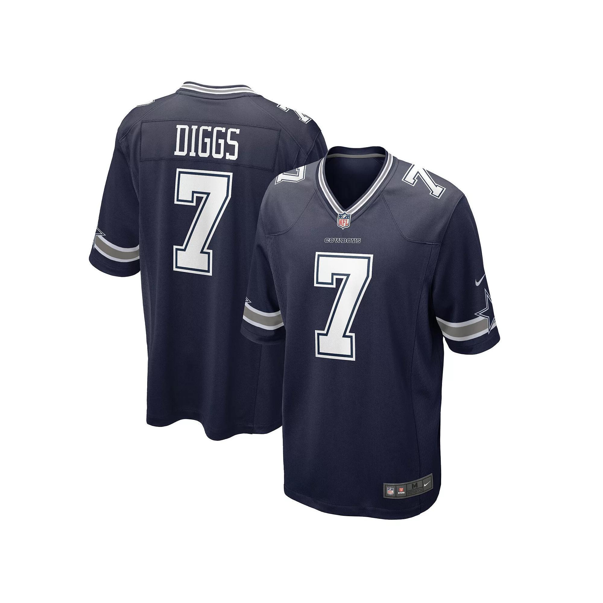 Men's Nike Trevon Diggs Navy Dallas Cowboys Game Jersey, Size: 2XL, Blue Product Image