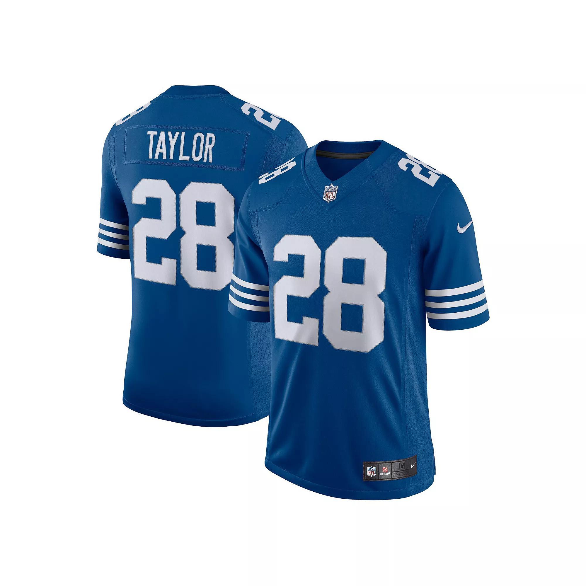 Men's Nike Jonathan Taylor Royal Indianapolis Colts Alternate Vapor Limited Jersey, Size: Small, Blue Product Image