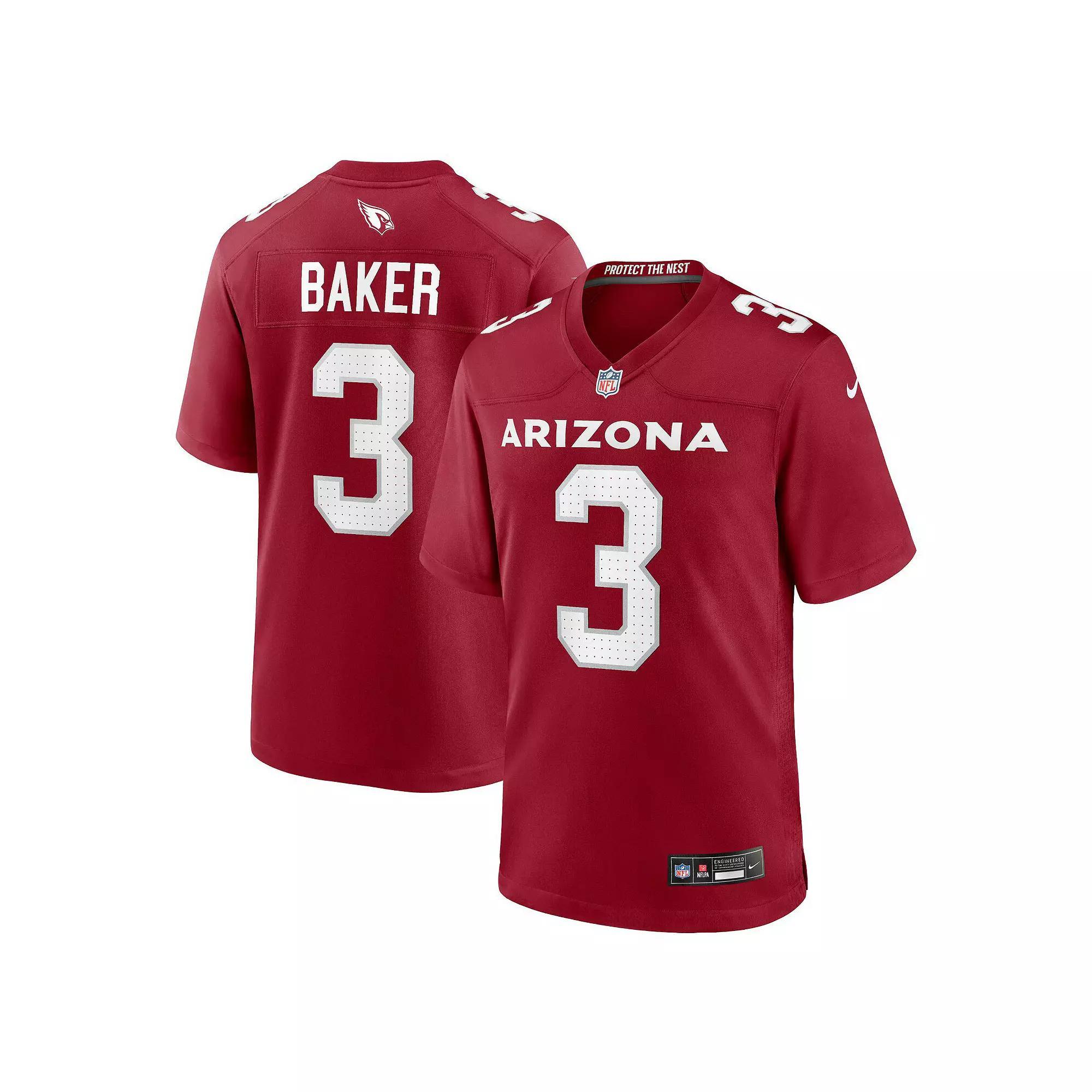 Men's Nike Budda Baker Cardinal Arizona Cardinals Game Player Jersey,  Product Image