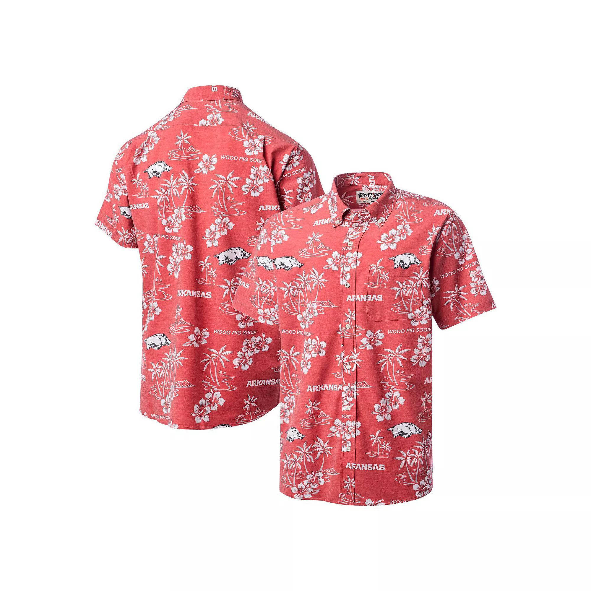 Men's Reyn Spooner Cardinal Arkansas Razorbacks Classic Button-Up Shirt,  Product Image