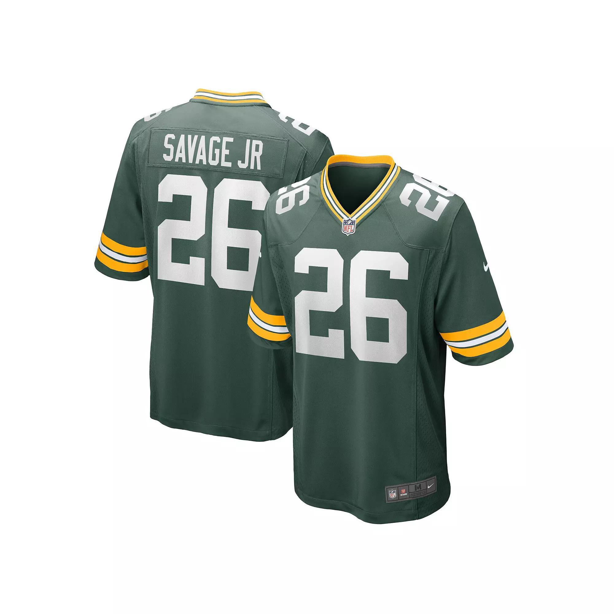 Mens Nike Darnell Savage Jr. Bay Packers Game Team Jersey Product Image