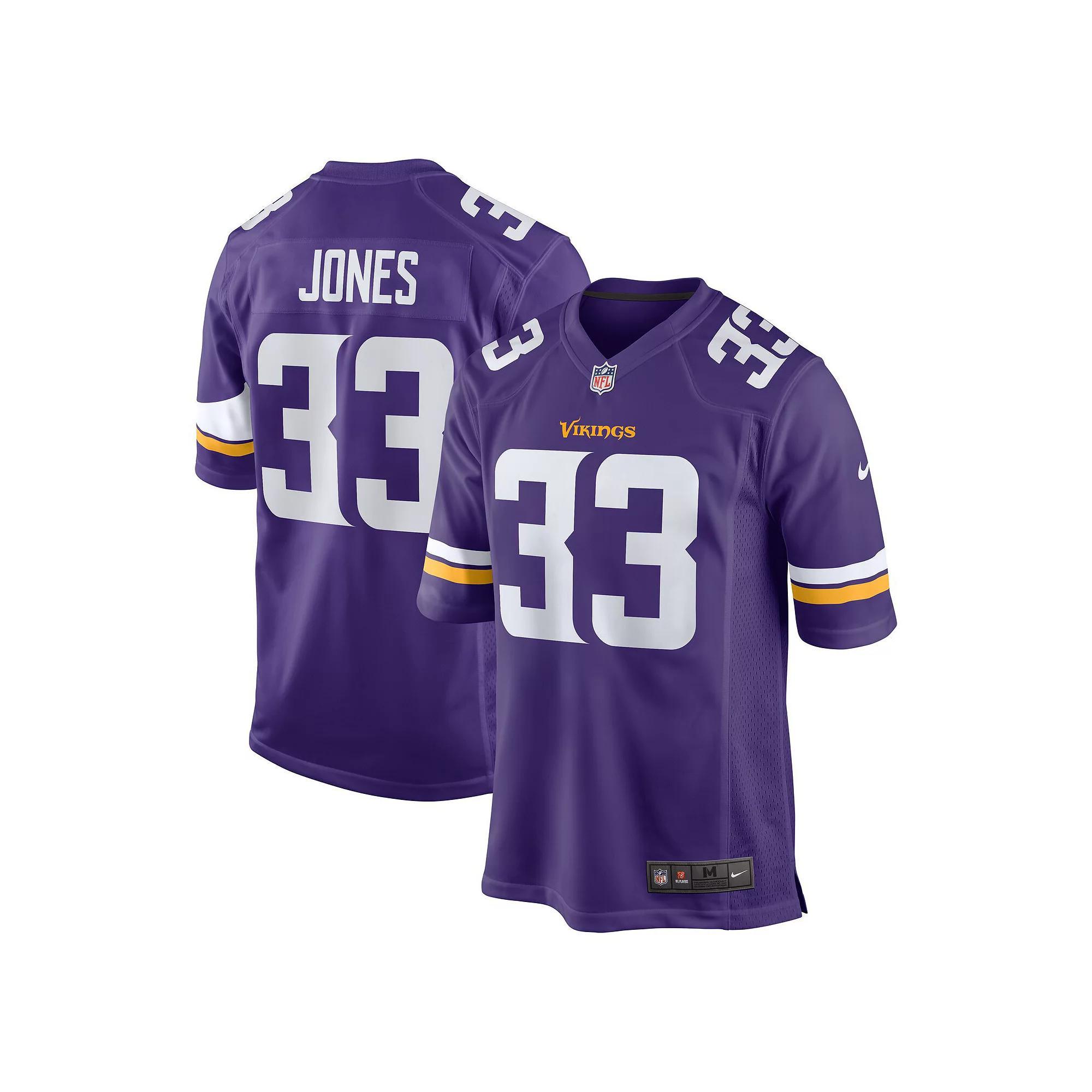 Men's Nike Aaron Jones Purple Minnesota Vikings Game Player Jersey,  Product Image