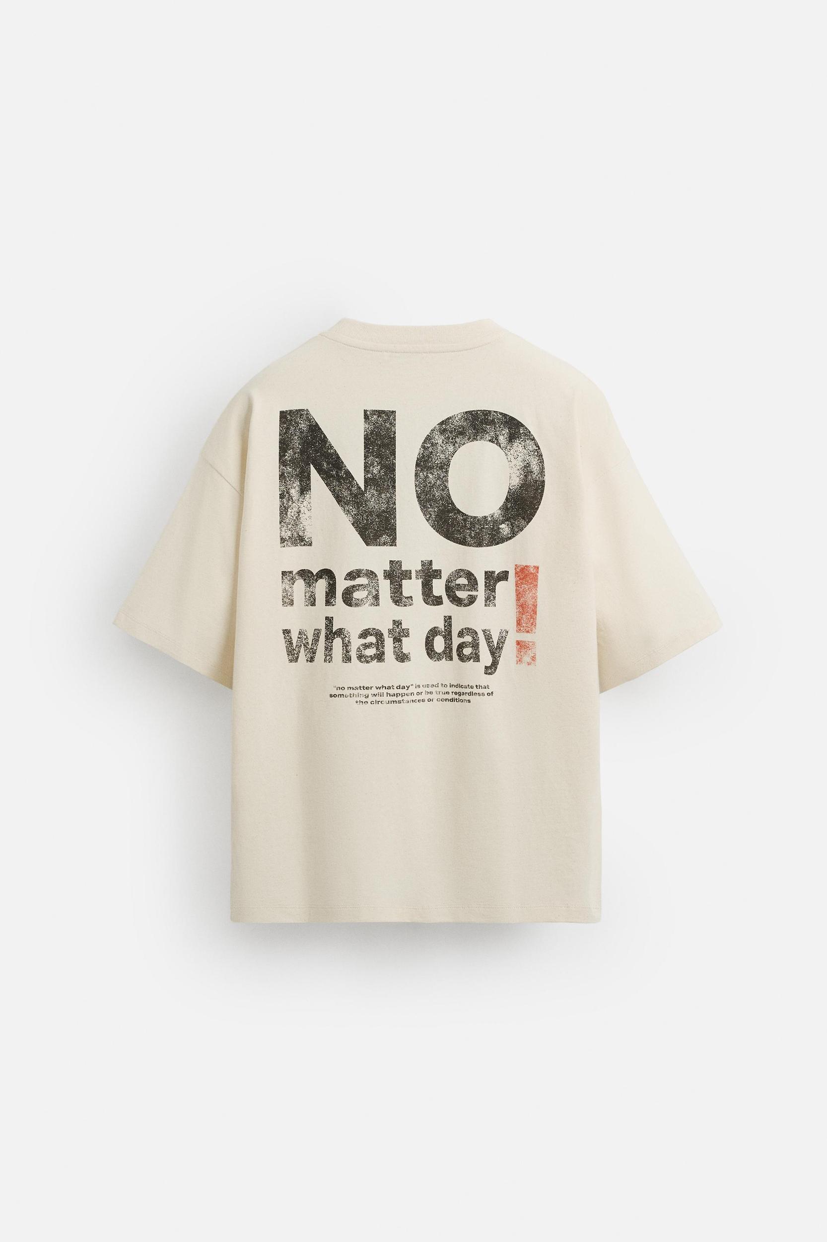 WASHED PRINT T-SHIRT Product Image