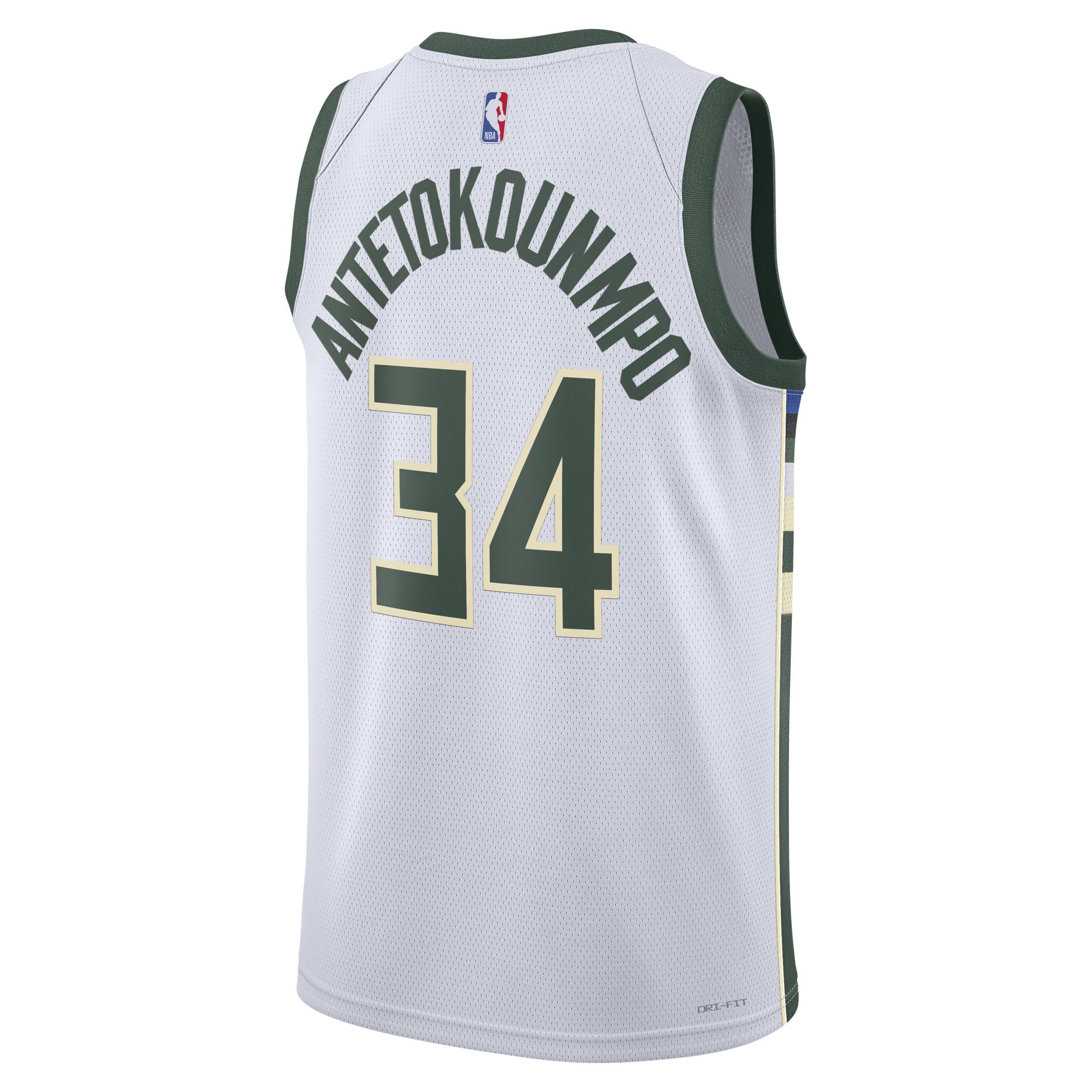 Milwaukee Bucks Association Edition 2022/23 Nike Mens Dri-FIT NBA Swingman Jersey Product Image