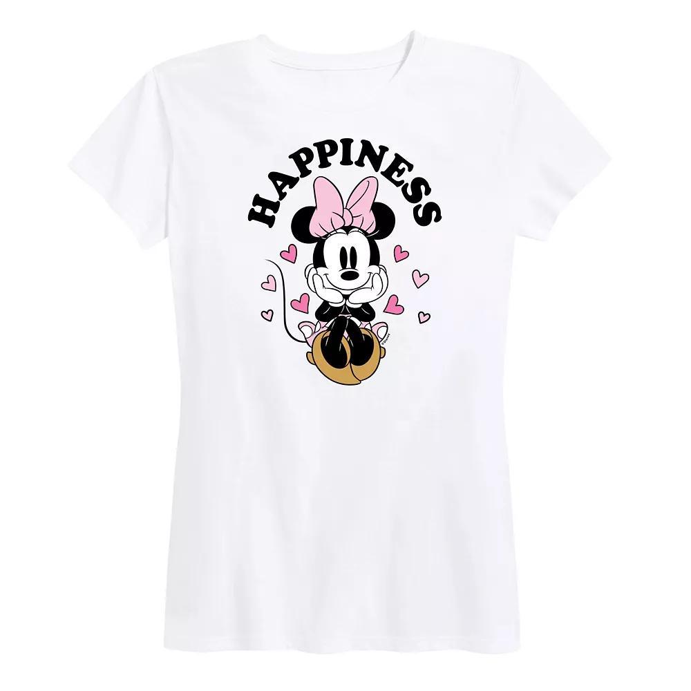 Disney's Minnie Mouse Women's Happiness Graphic Tee,  Product Image