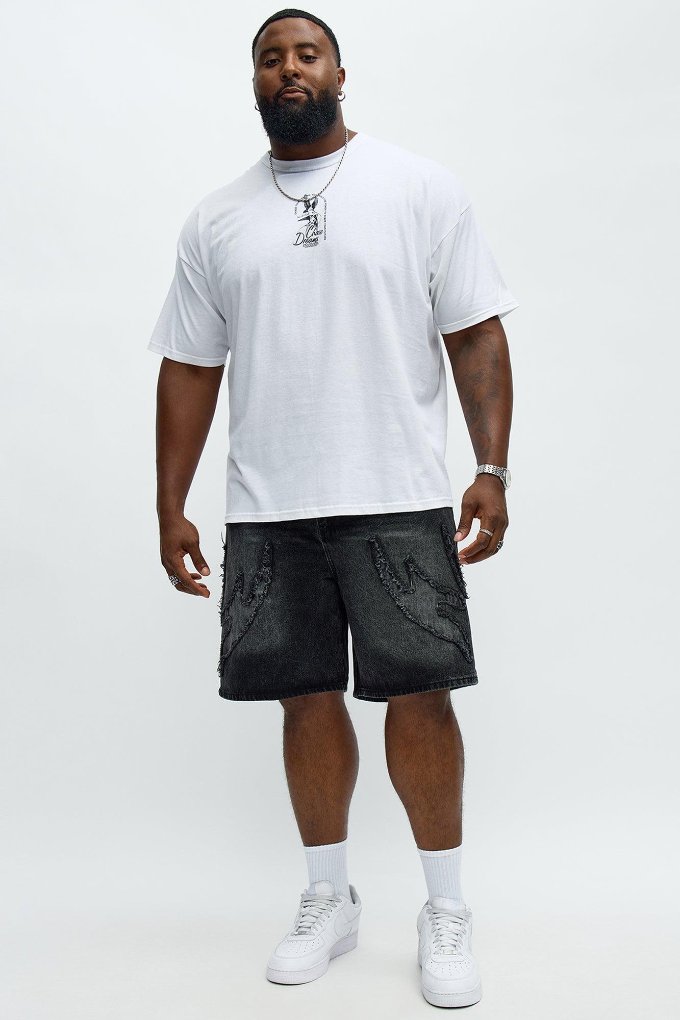 Chase Your Dream Short Sleeve Tee - White Male Product Image