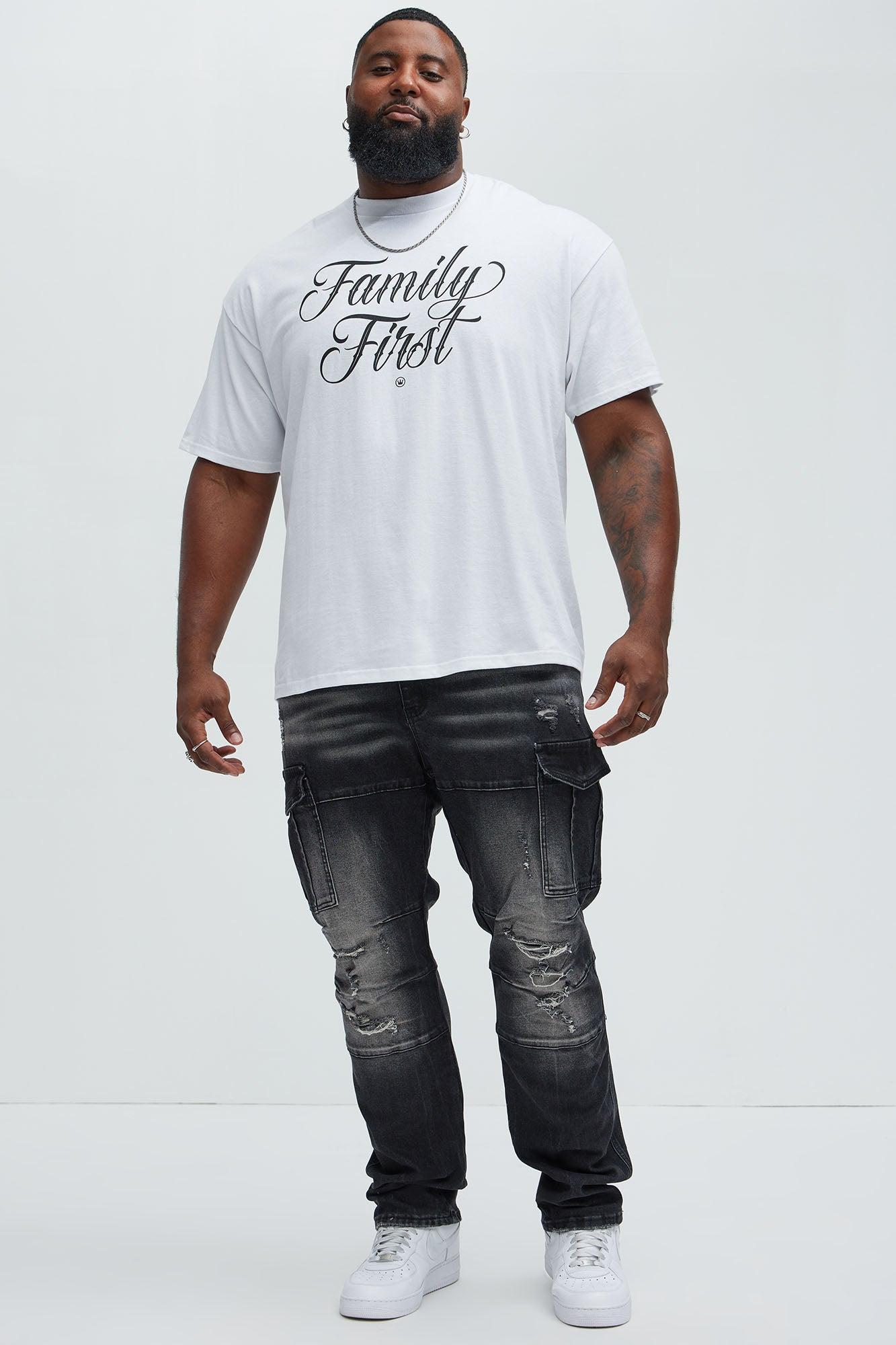 Family First Short Sleeve Tee - White Product Image