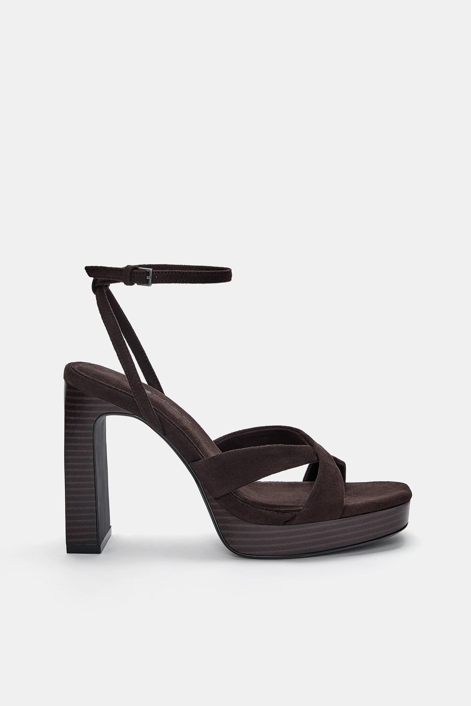 High-heel platform sandals Product Image