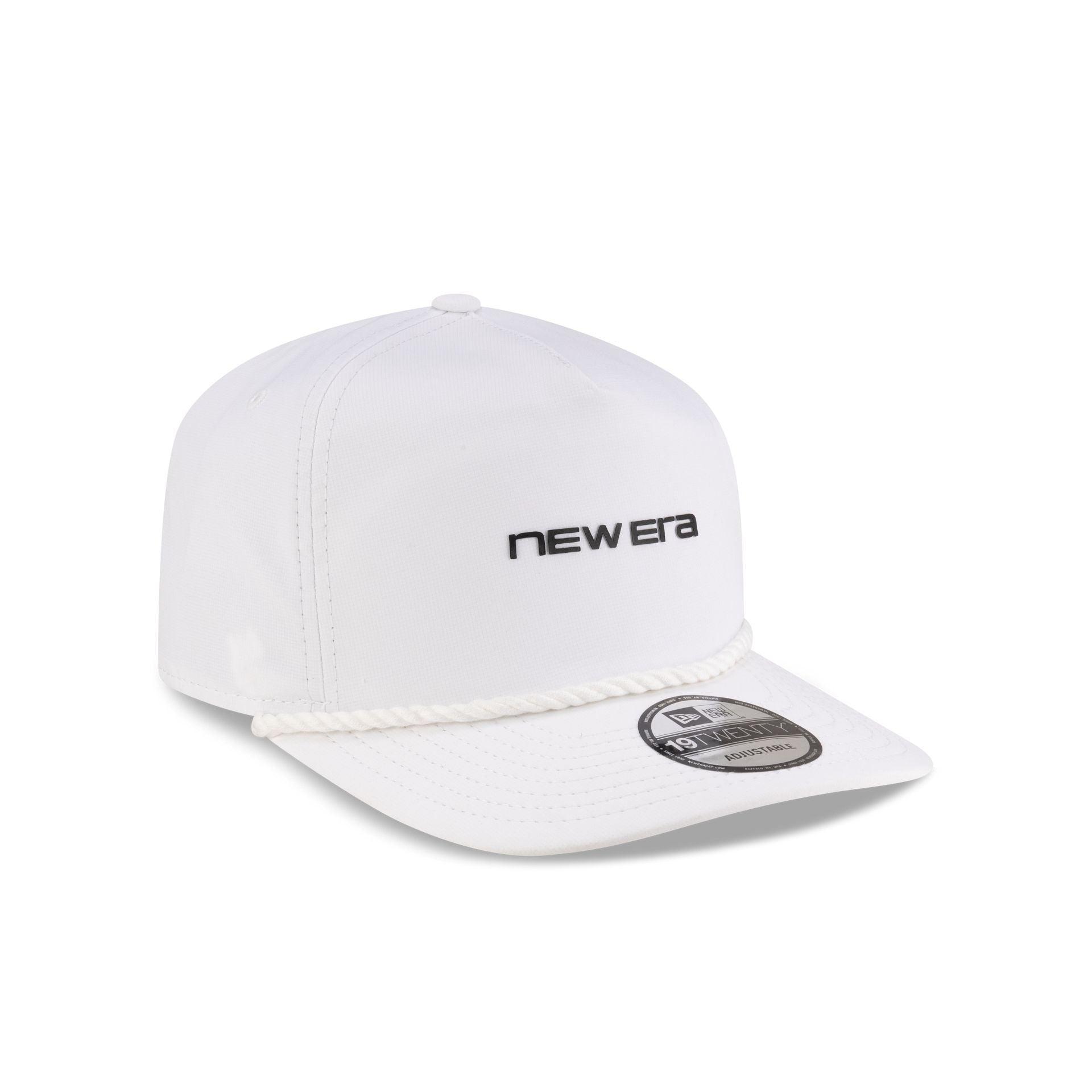 New Era Cap Wordmark White 19TWENTY Snapback Hat Male Product Image