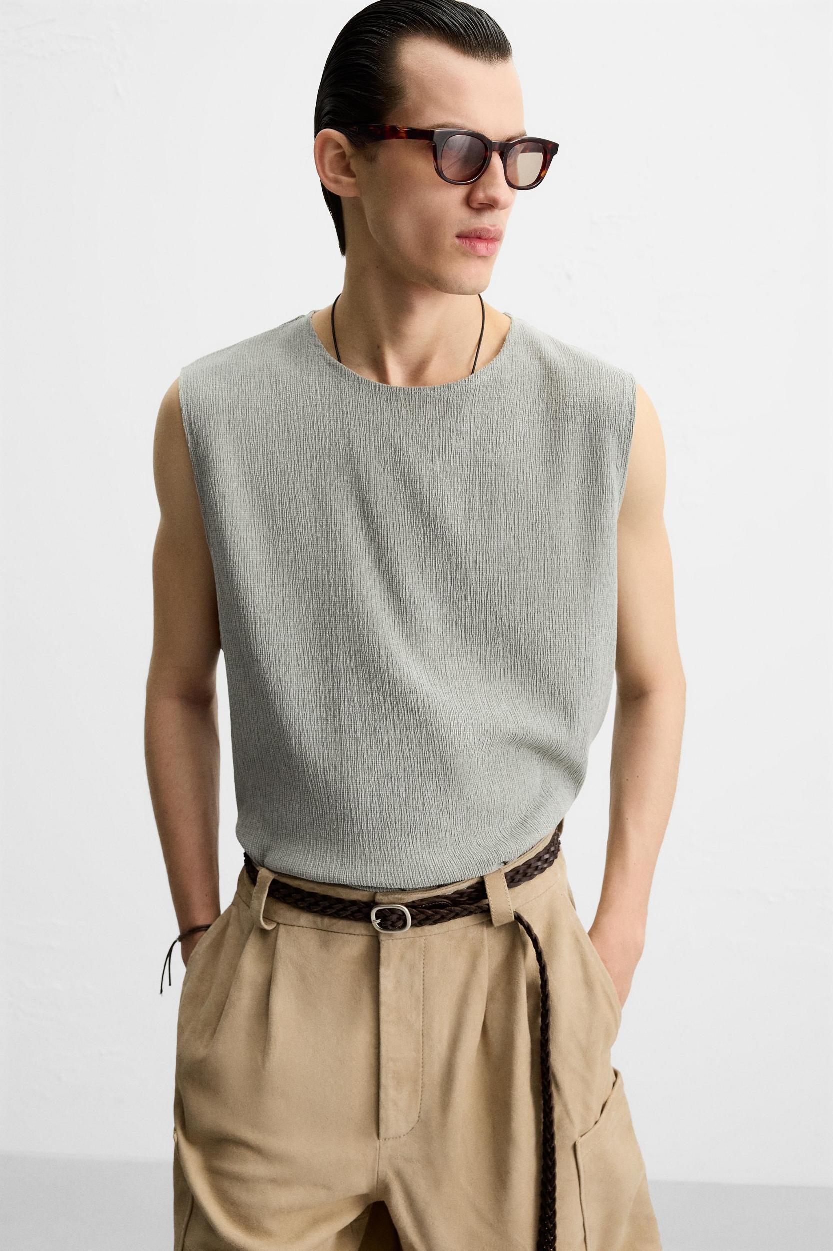 TEXTURED TANK TOP Product Image