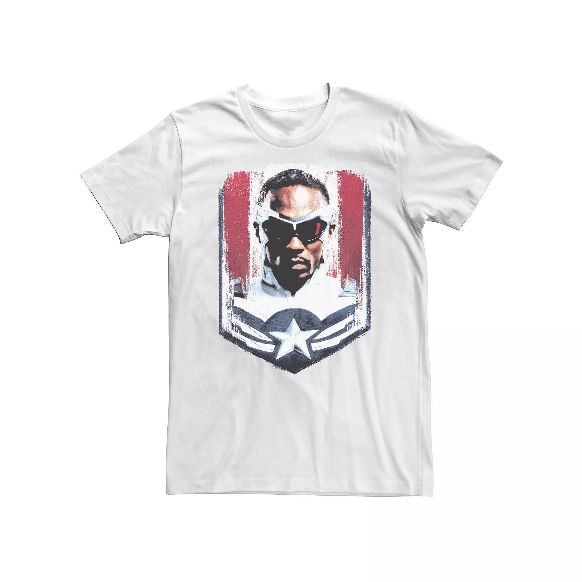 Big & Tall Marvel The Falcon And The Winter Soldier Sam Captain America Portrait Tee, Men's,  Product Image