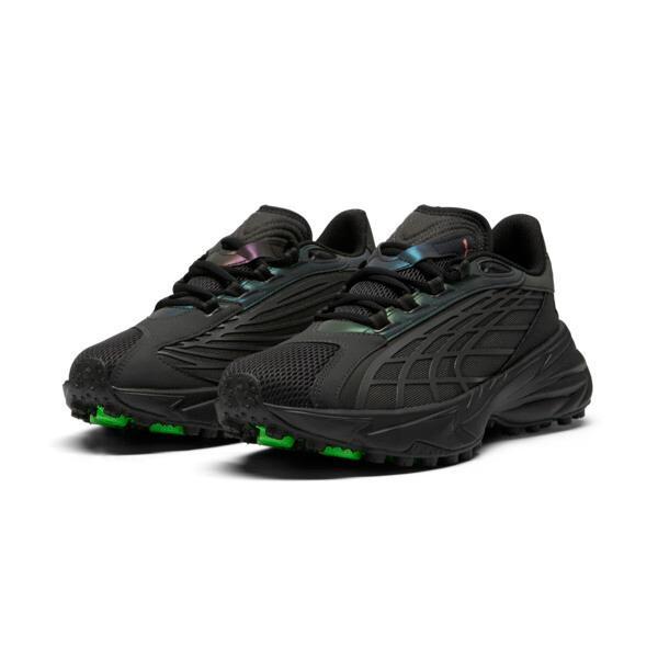 PUMA Spirex Casestudy Men's Sneakers in Flat Dark Grey/Black/Fluro Green Pes Product Image