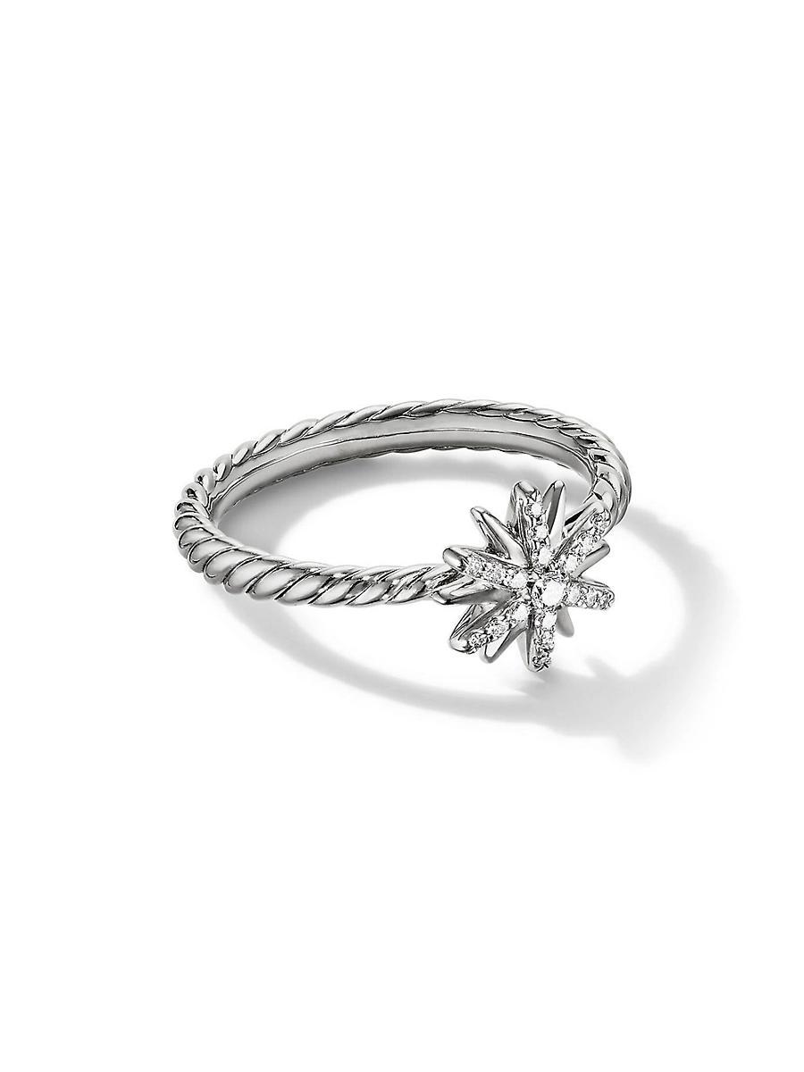 Petite Starburst Station Ring with Pave Starburst Product Image