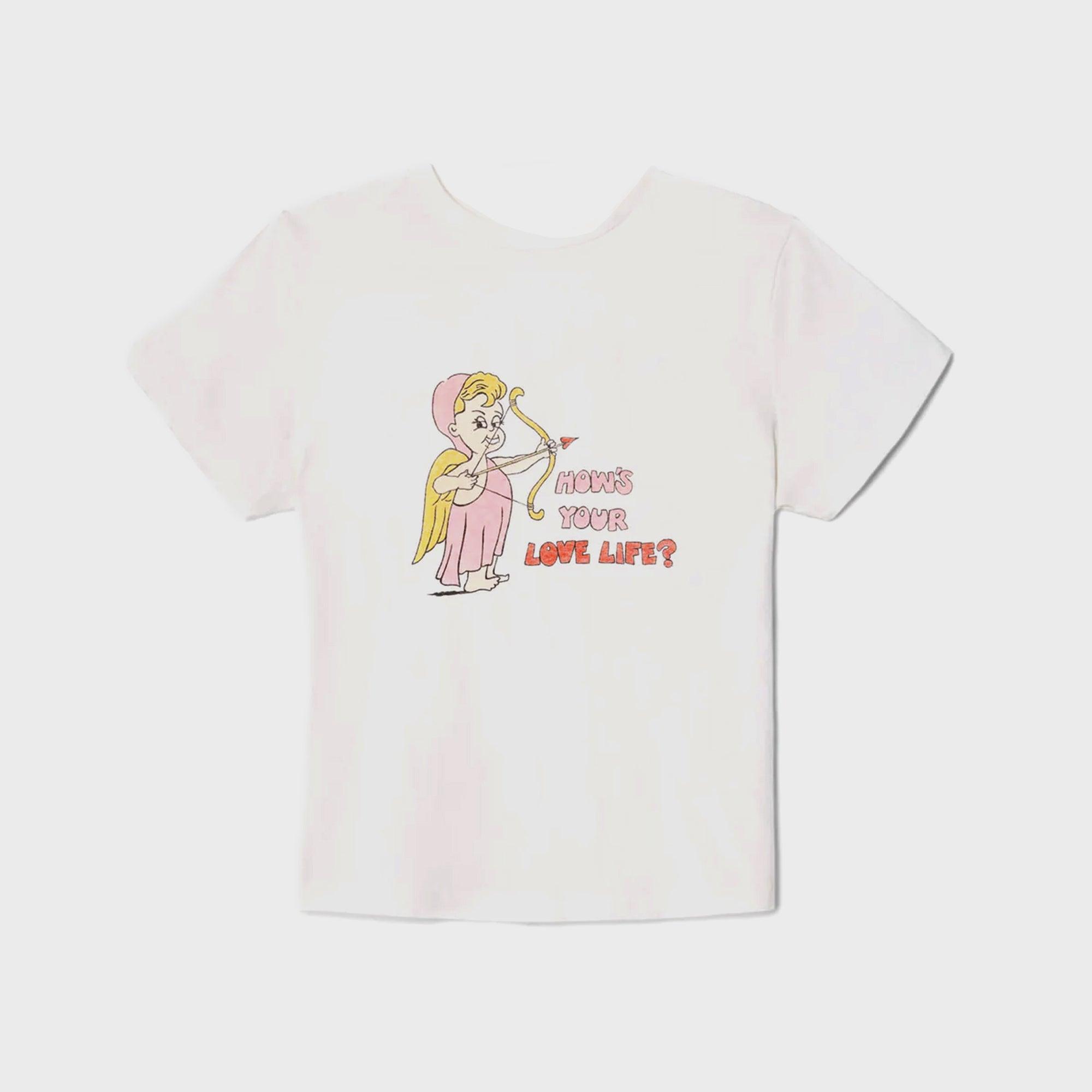 ReDone Love Life Classic Tee - Vintage White Female Product Image