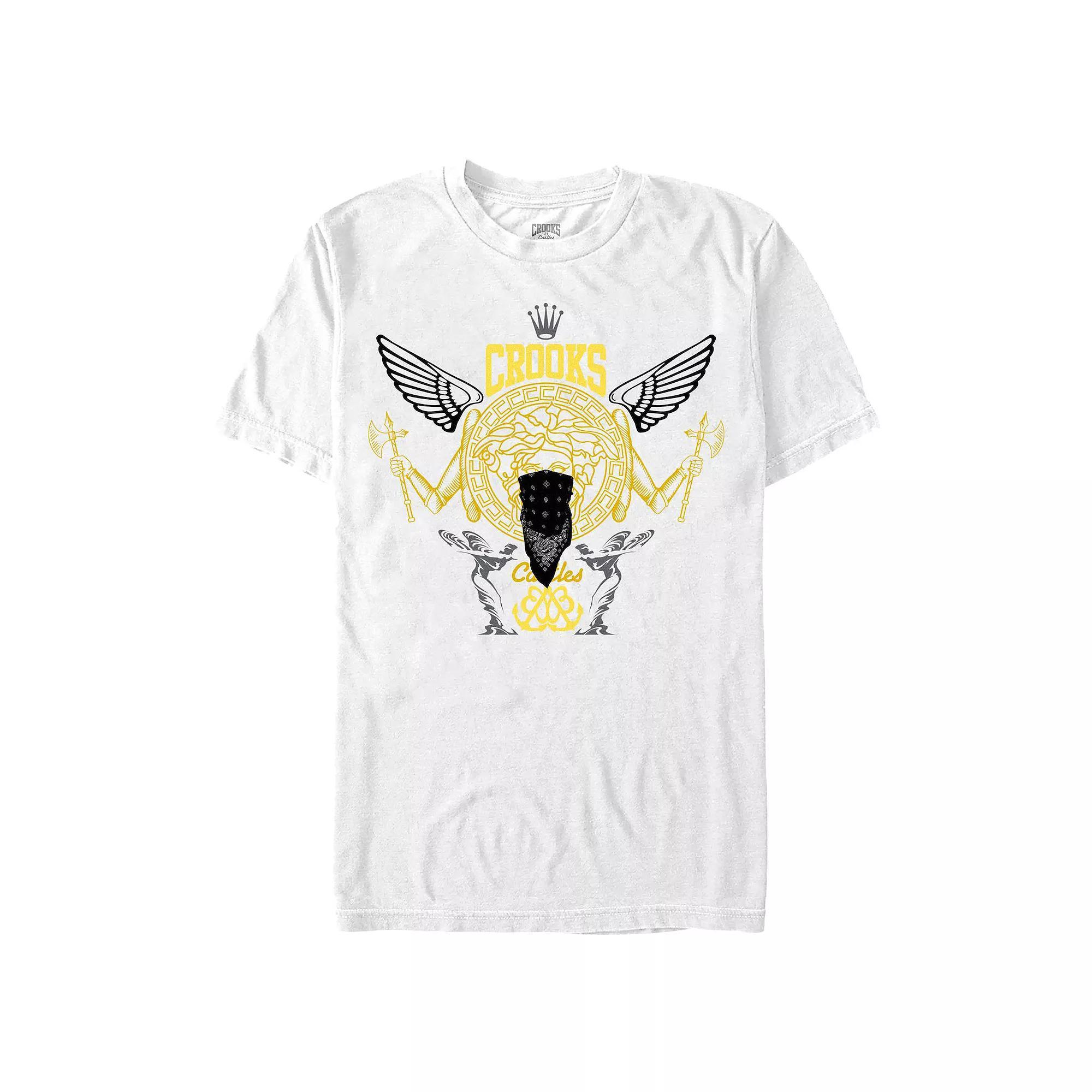 Men's Crooks And Castle The Medusa Bandit Crest Graphic Tee,  Product Image